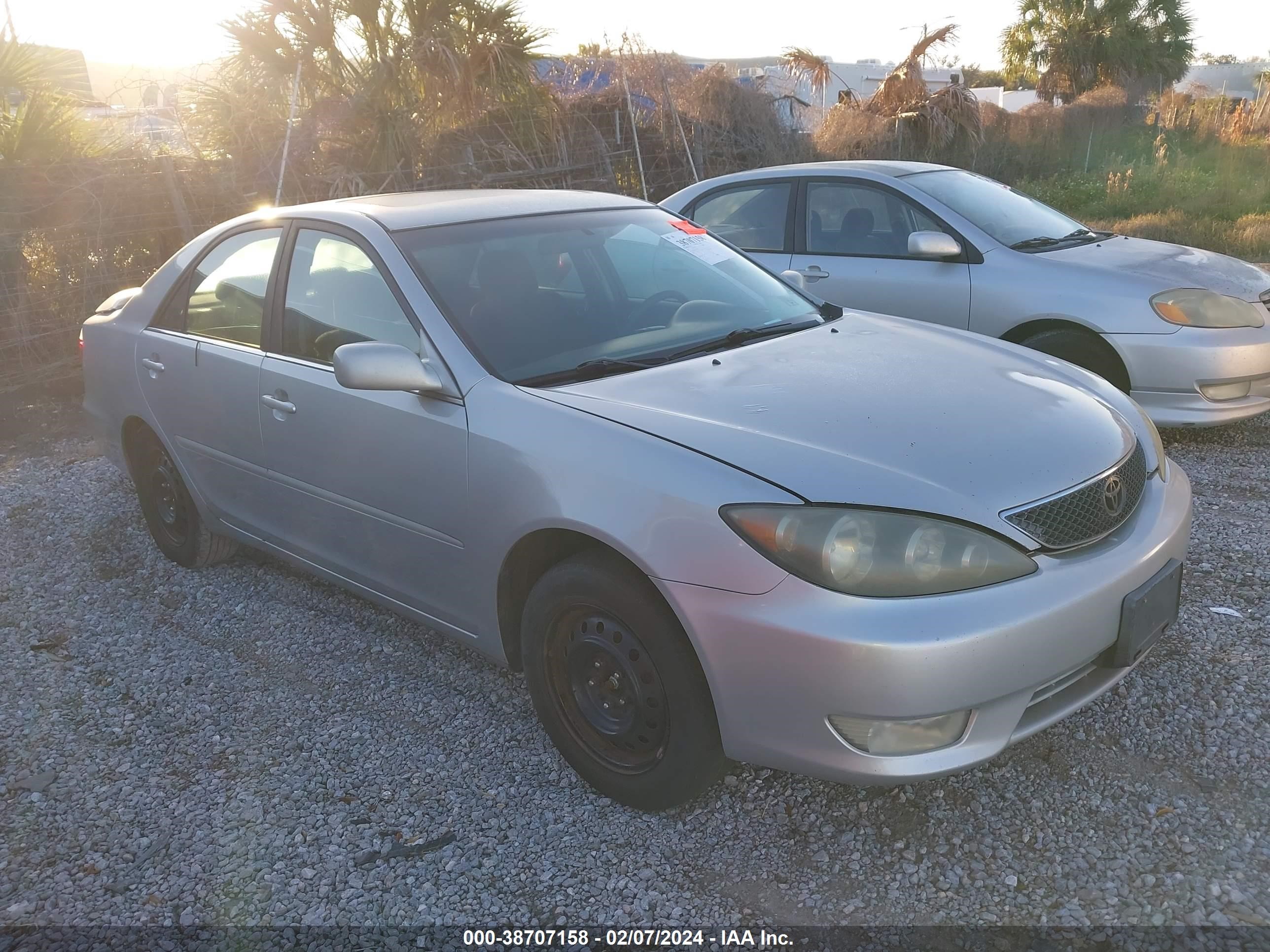 TOYOTA CAMRY 2005 4t1be30k25u077820