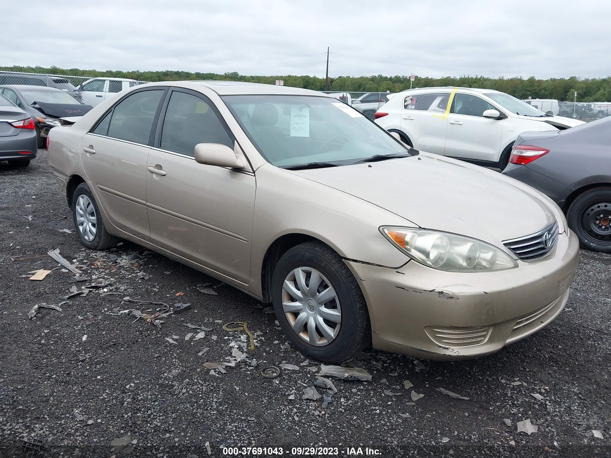 TOYOTA CAMRY 2005 4t1be30k25u533217