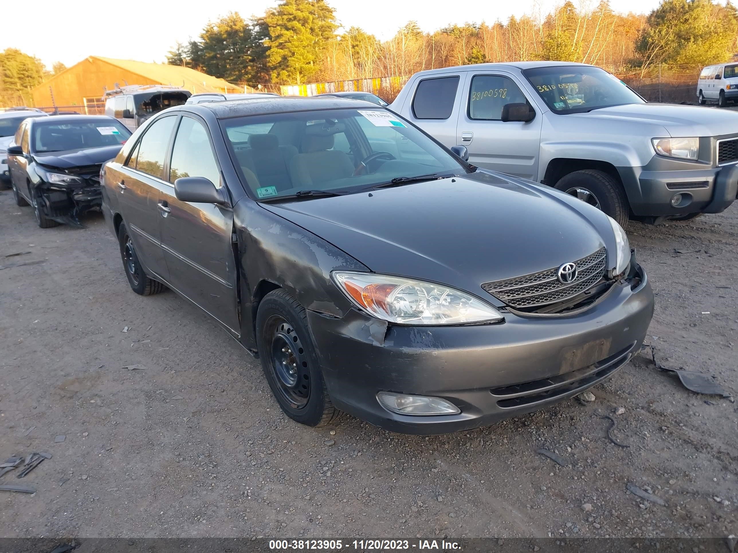 TOYOTA CAMRY 2004 4t1be30k34u910801