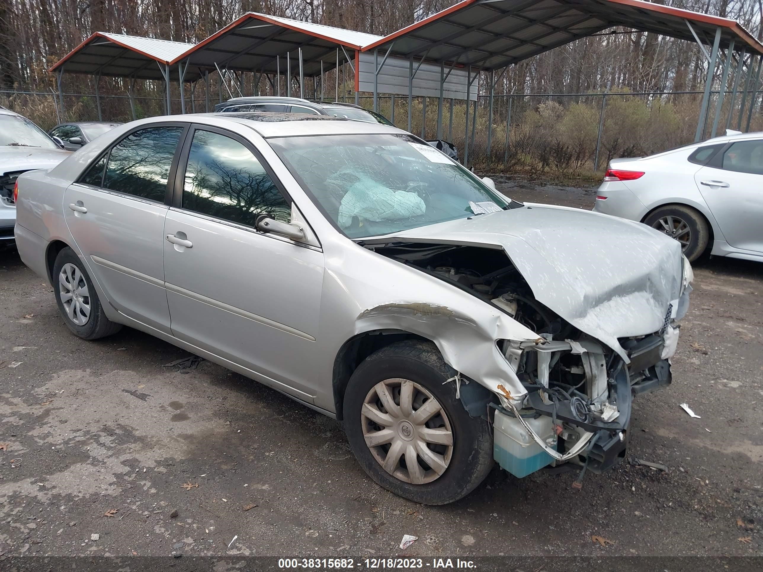 TOYOTA CAMRY 2002 4t1be30k42u630012