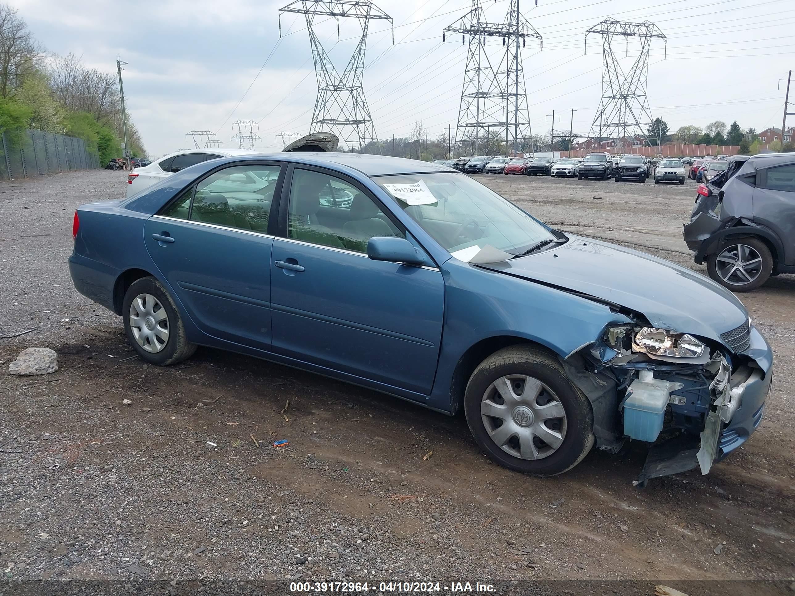 TOYOTA CAMRY 2003 4t1be30k43u703722