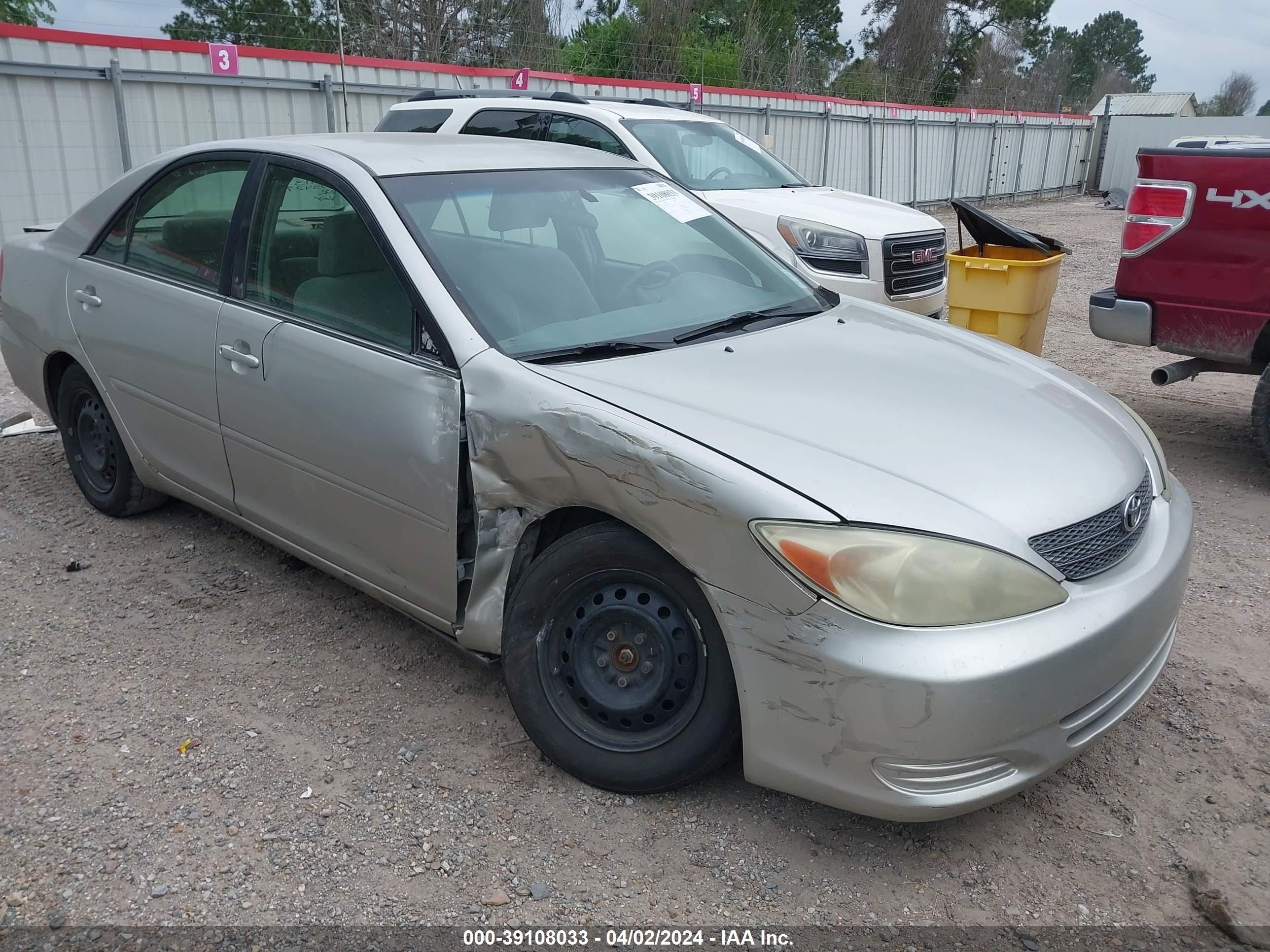 TOYOTA CAMRY 2003 4t1be30k43u773429