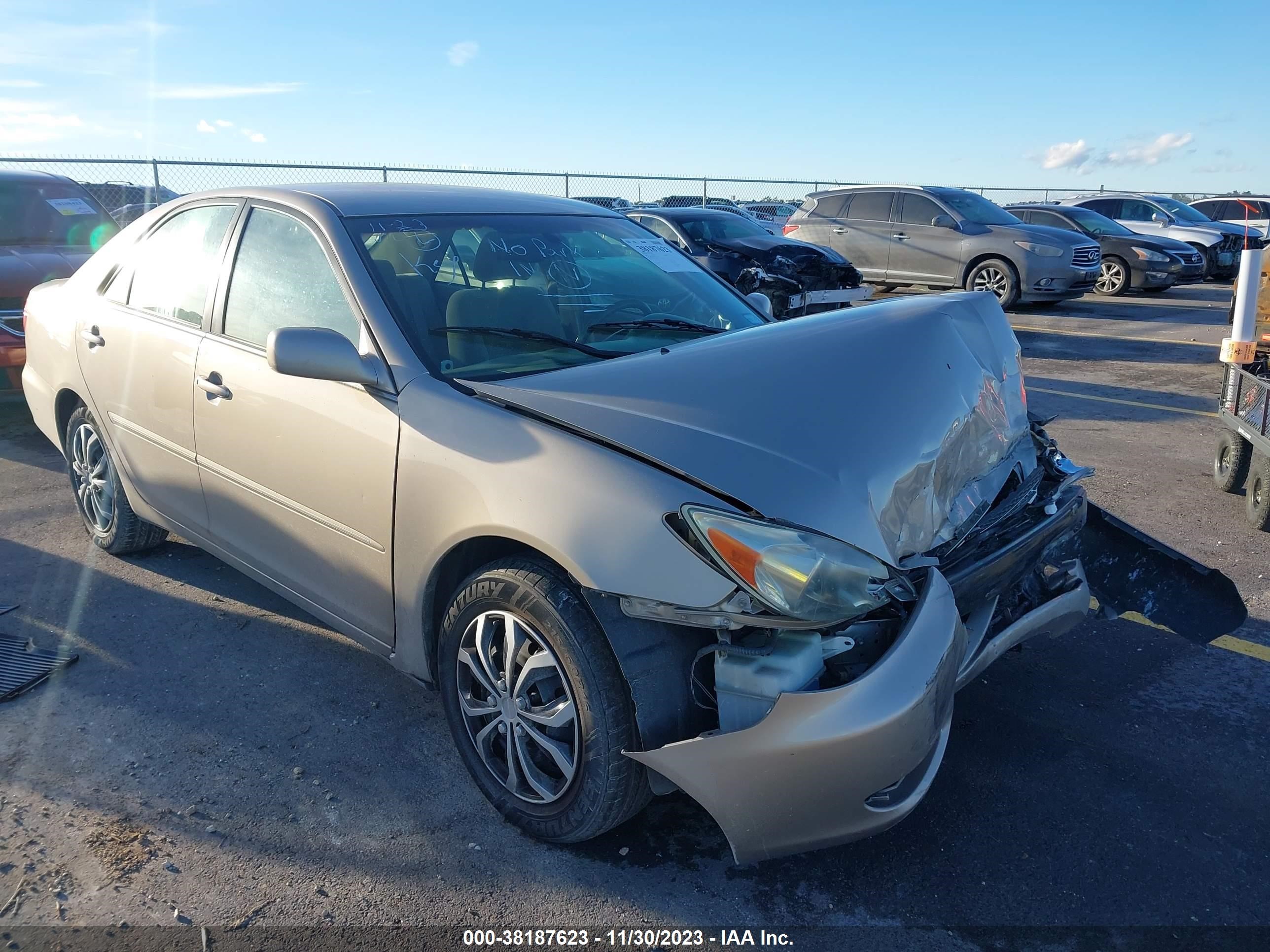 TOYOTA CAMRY 2004 4t1be30k54u791505