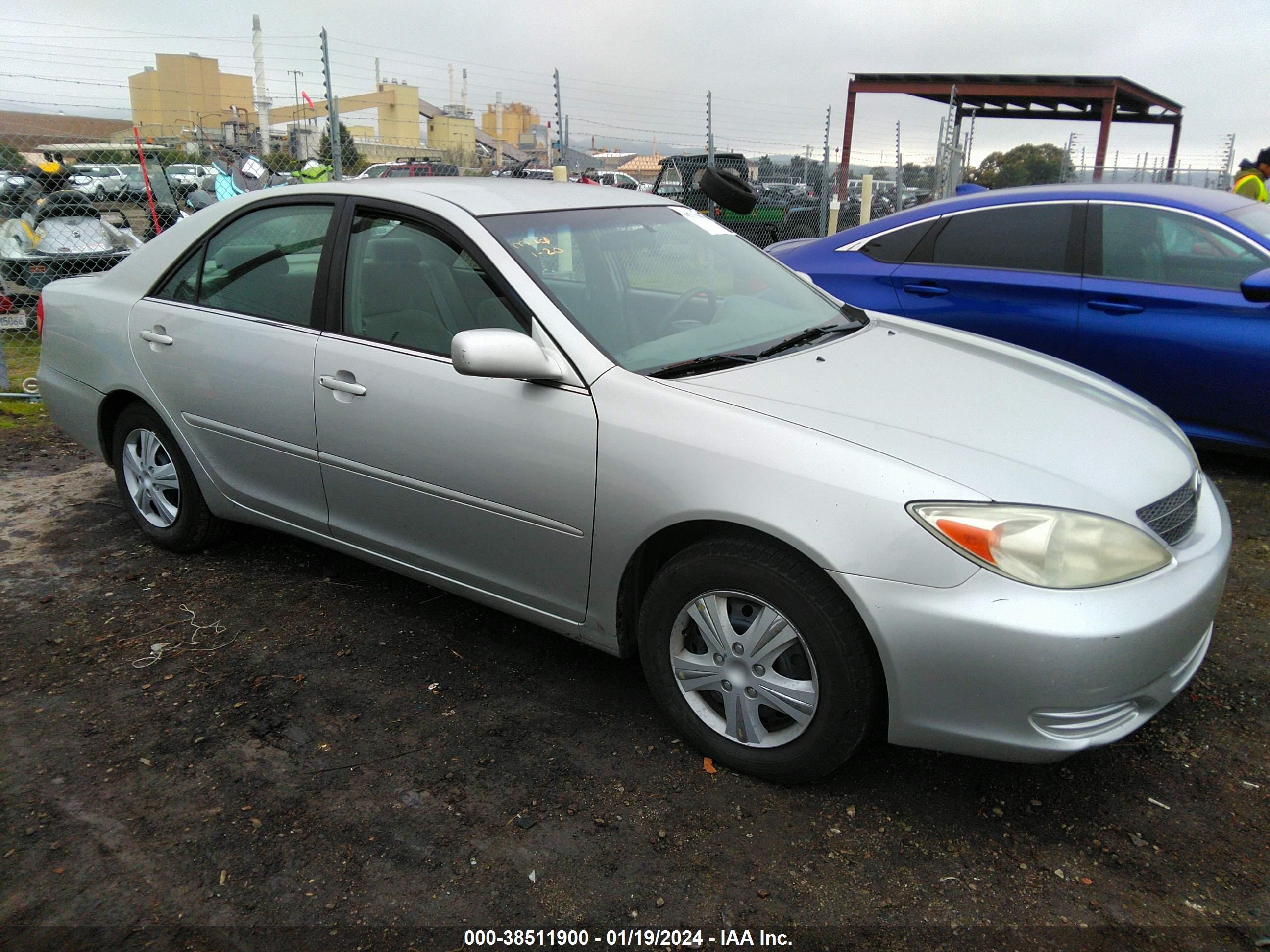 TOYOTA CAMRY 2002 4t1be30k62u060711