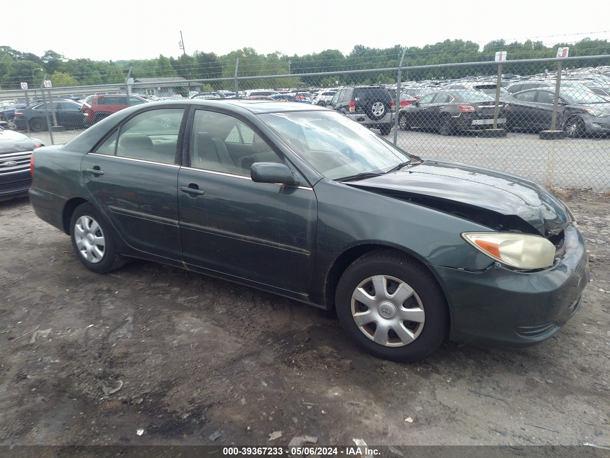 TOYOTA CAMRY 2003 4t1be30k63u655480