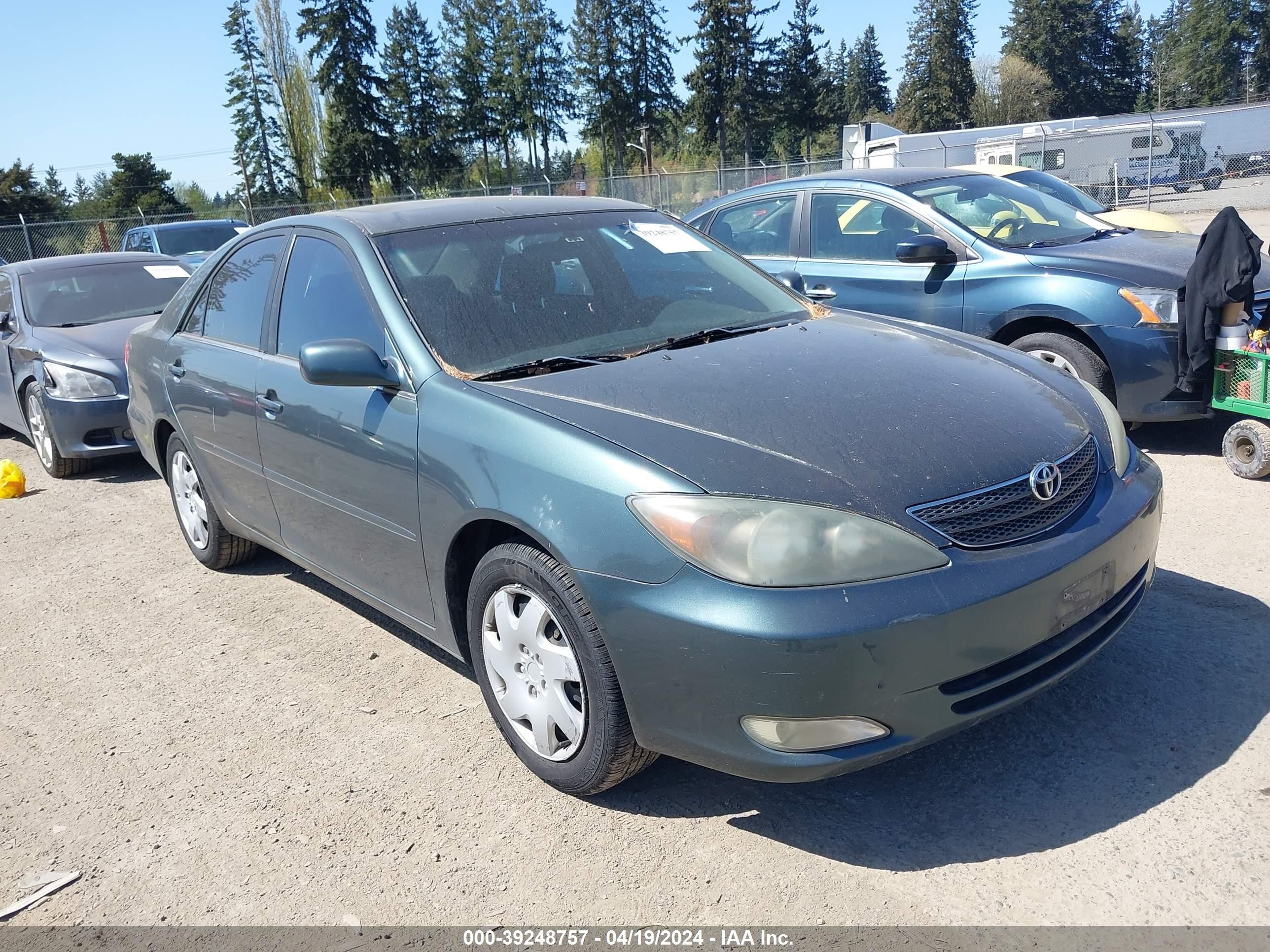 TOYOTA CAMRY 2004 4t1be30k64u298495