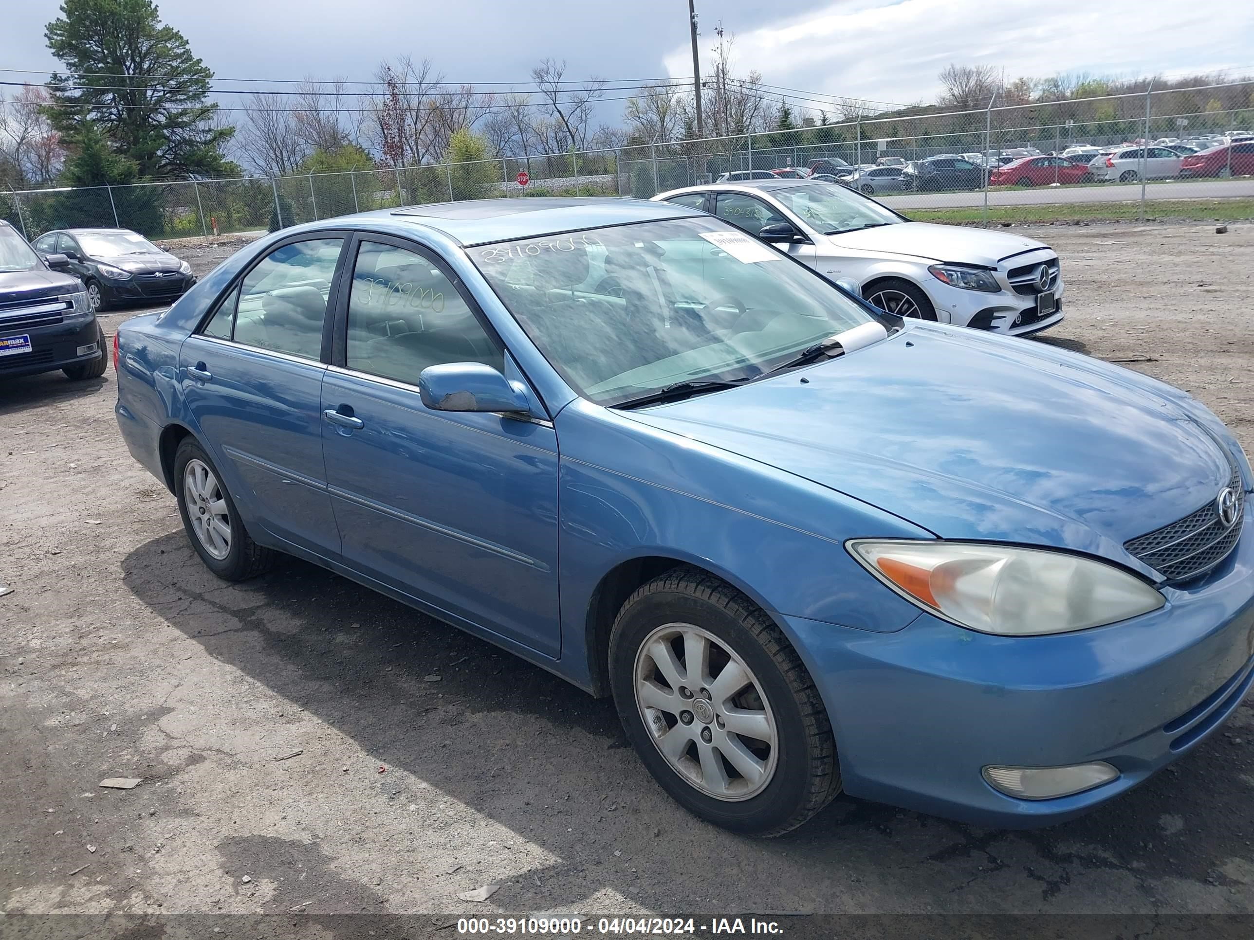 TOYOTA CAMRY 2004 4t1be30k64u920335