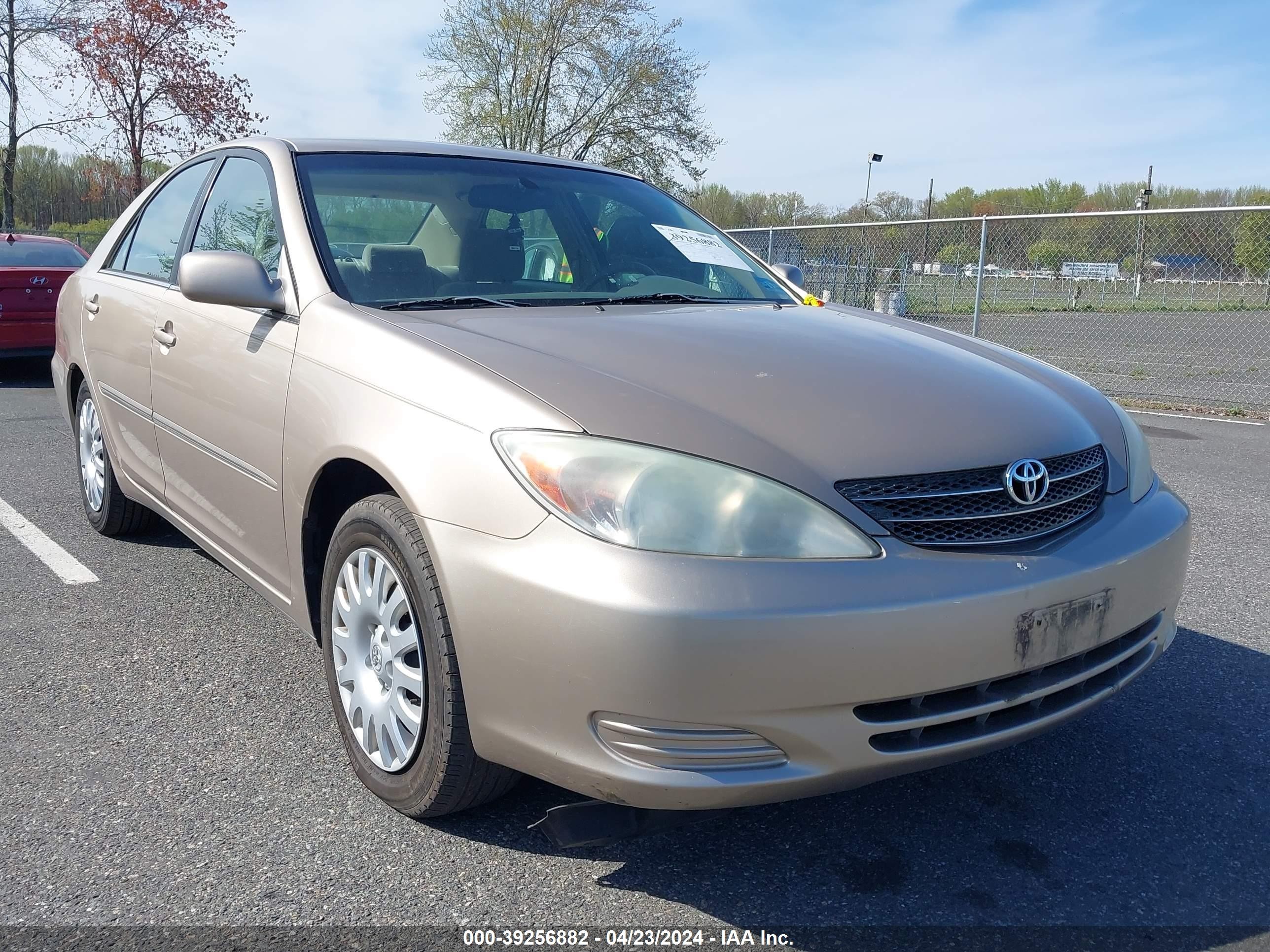 TOYOTA CAMRY 2002 4t1be30k72u071961