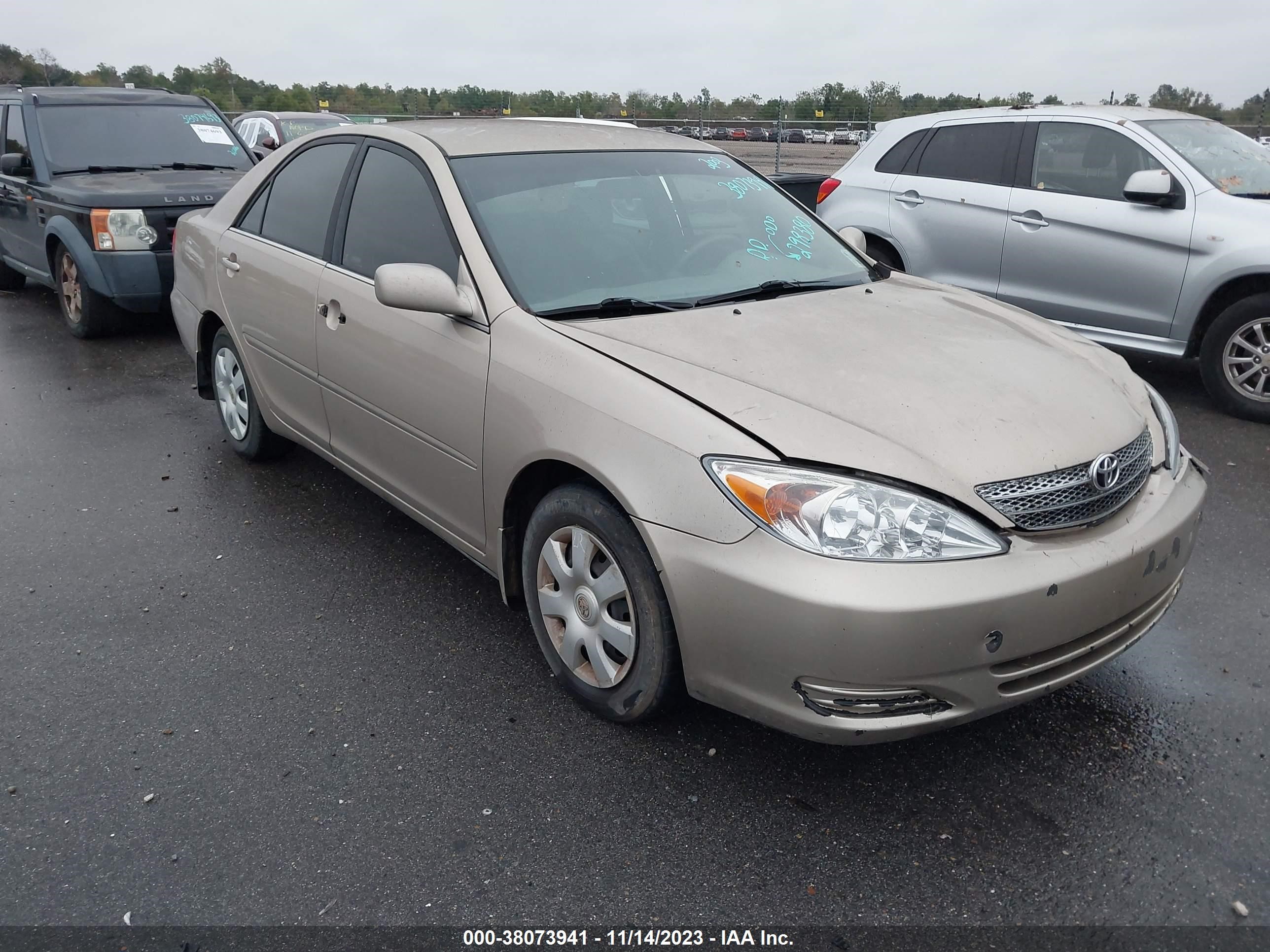 TOYOTA CAMRY 2003 4t1be30k73u147809