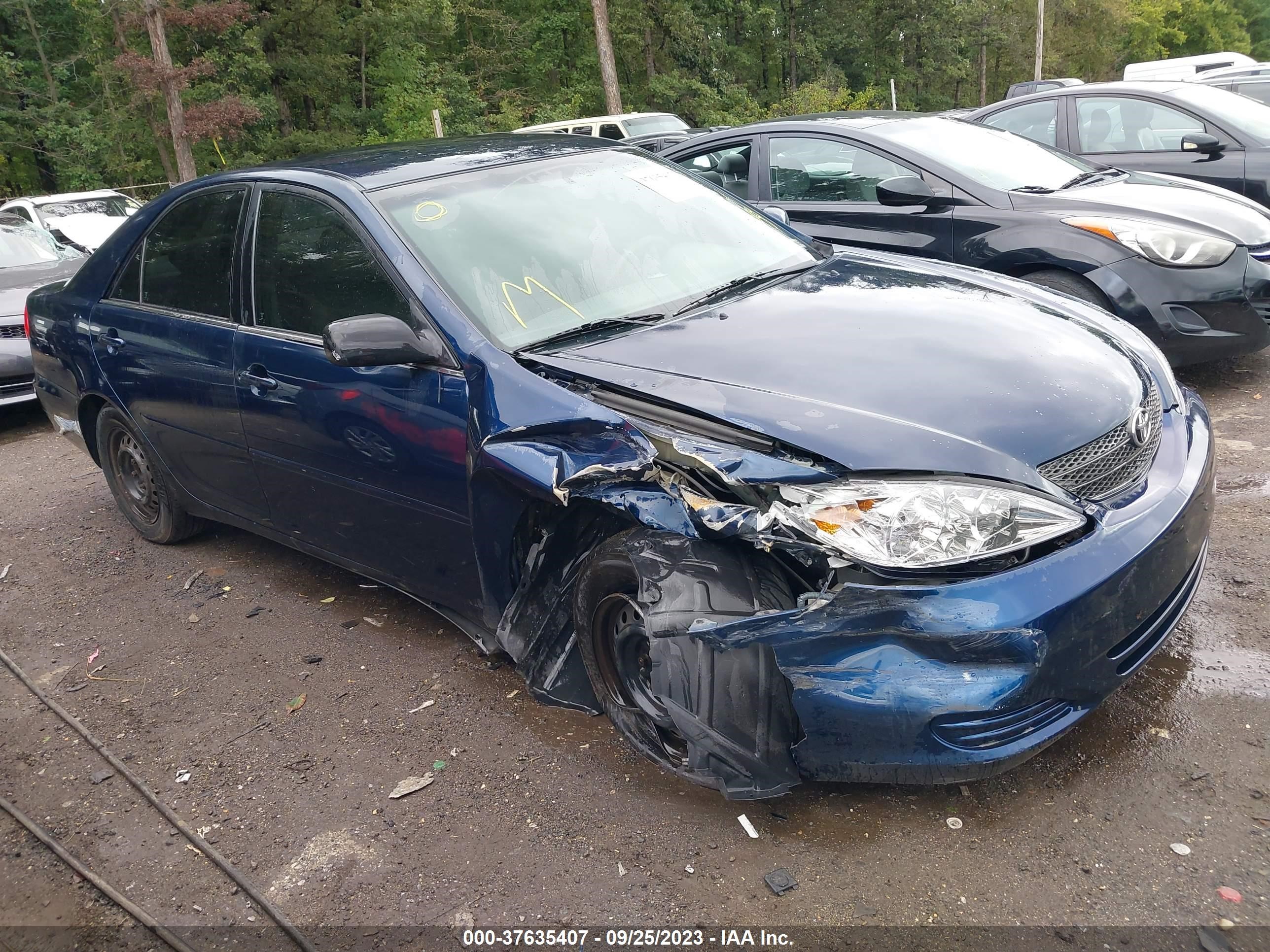 TOYOTA CAMRY 2003 4t1be30k73u251538