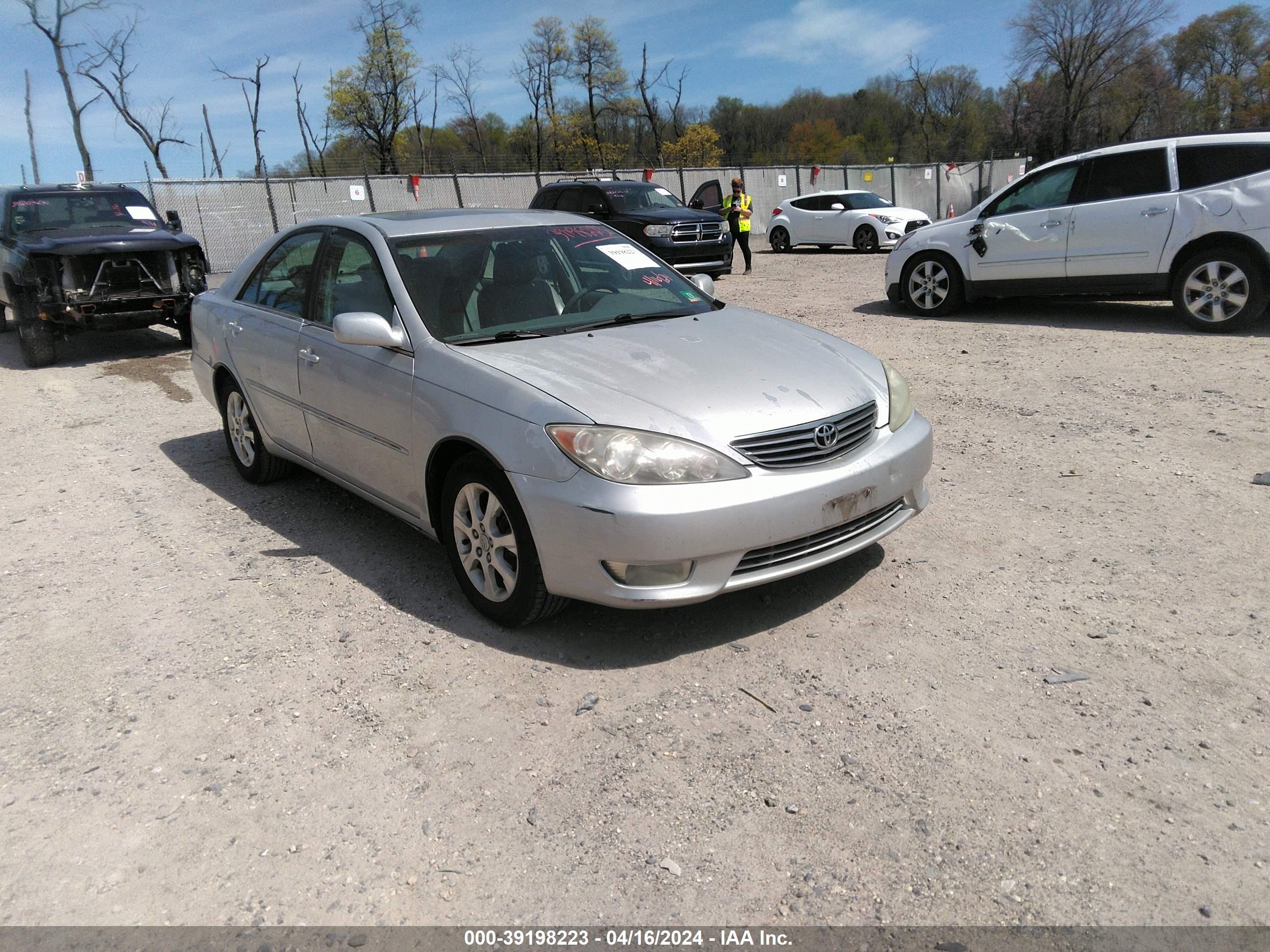 TOYOTA CAMRY 2005 4t1be30k85u602525