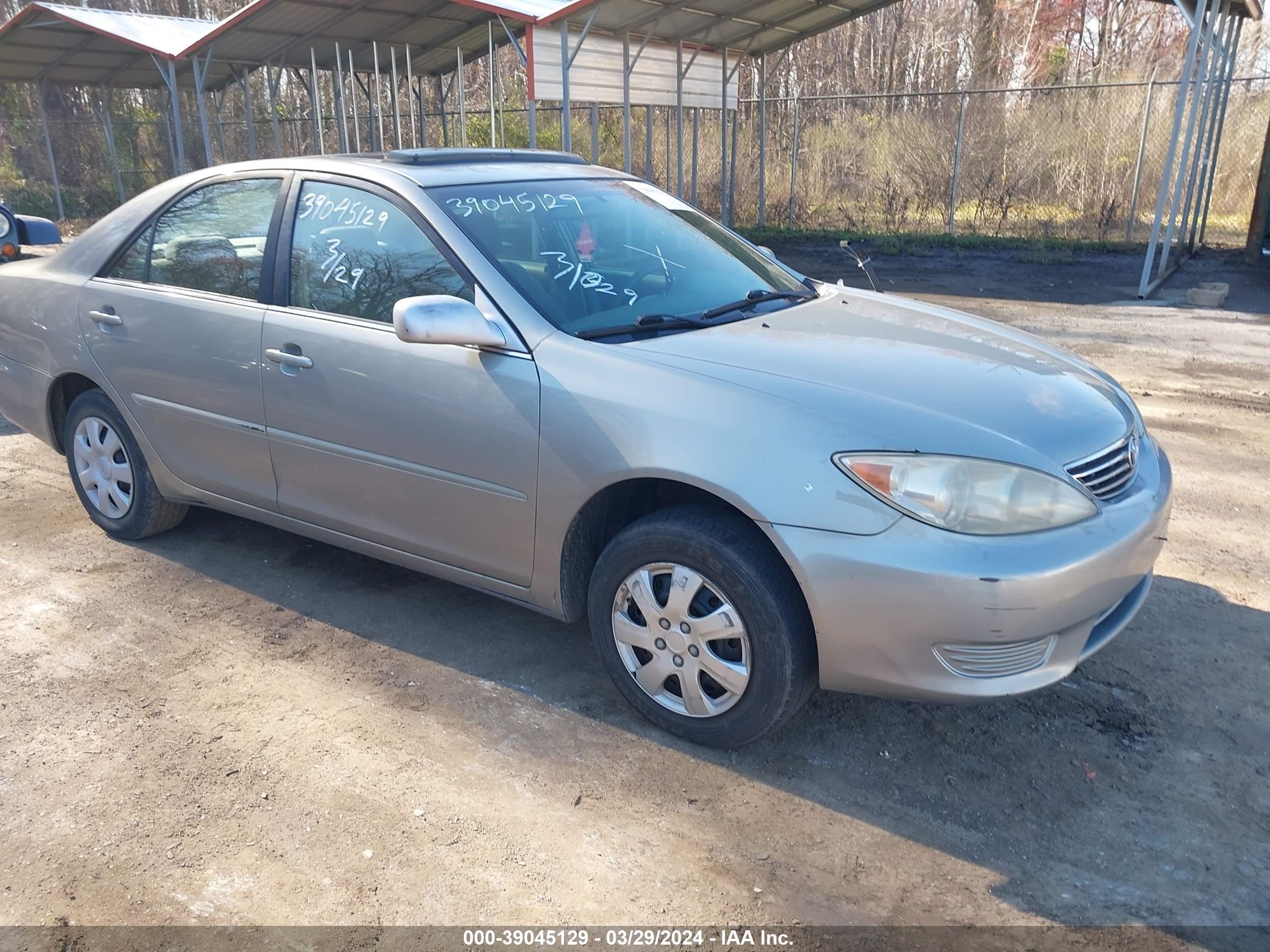 TOYOTA CAMRY 2006 4t1be30k86u685651