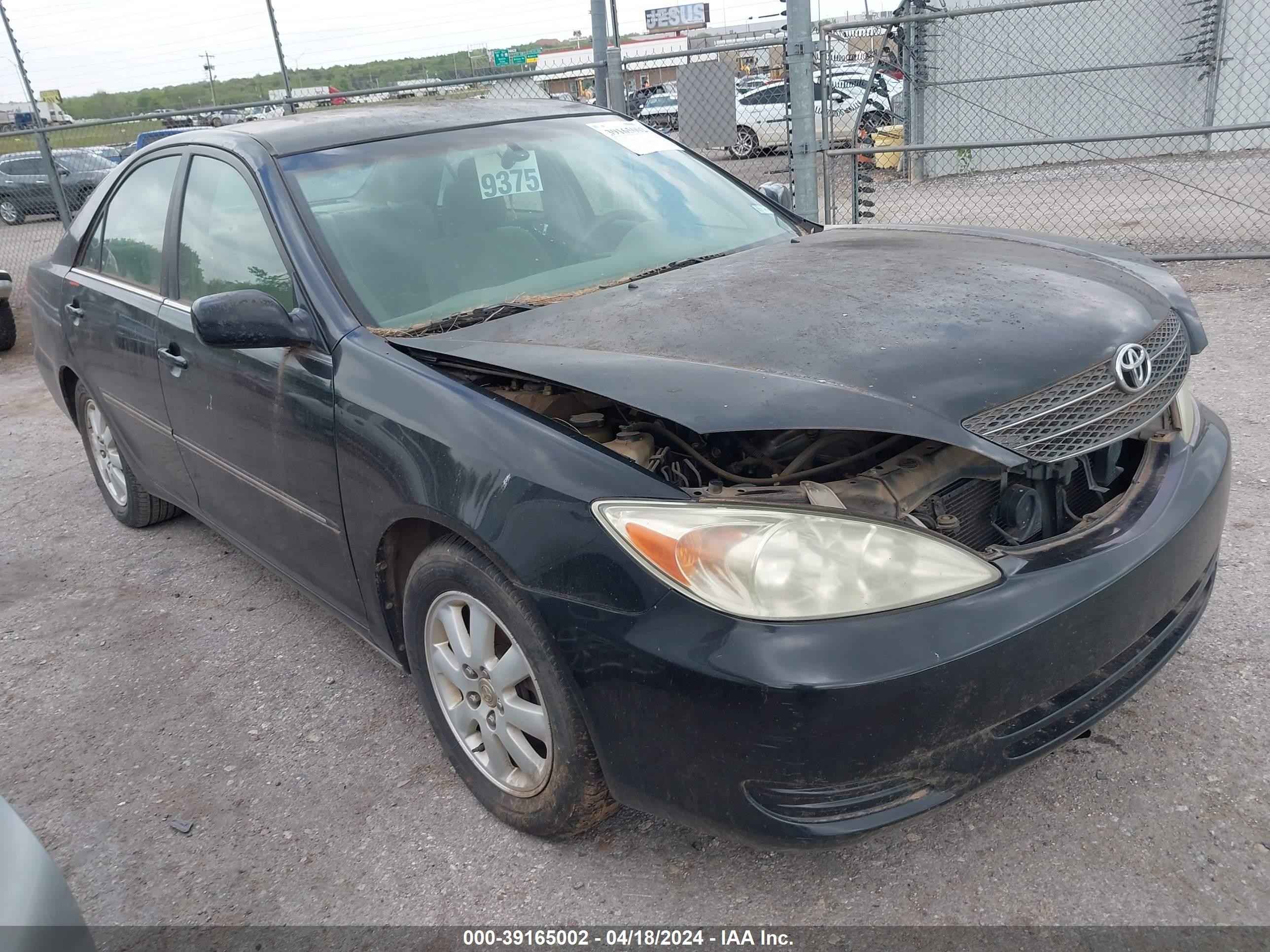 TOYOTA CAMRY 2002 4t1be30k92u090060