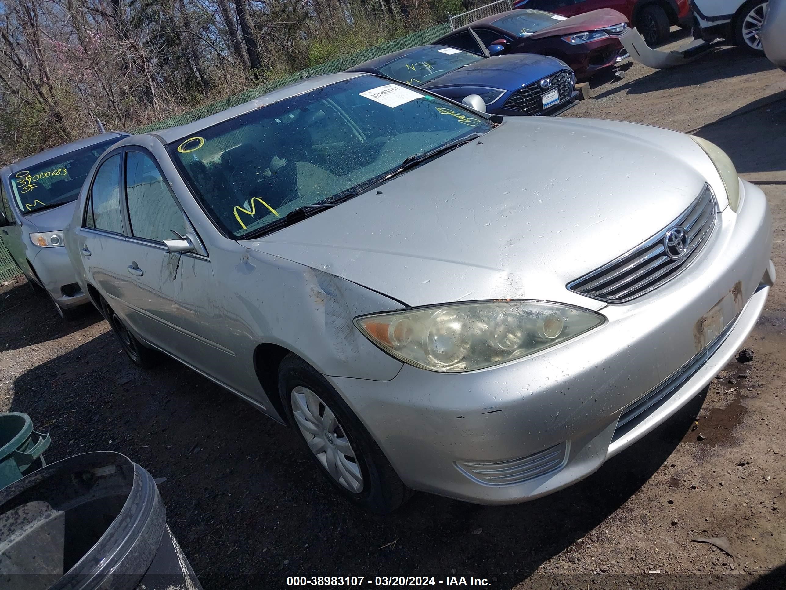 TOYOTA CAMRY 2006 4t1be30k96u165524