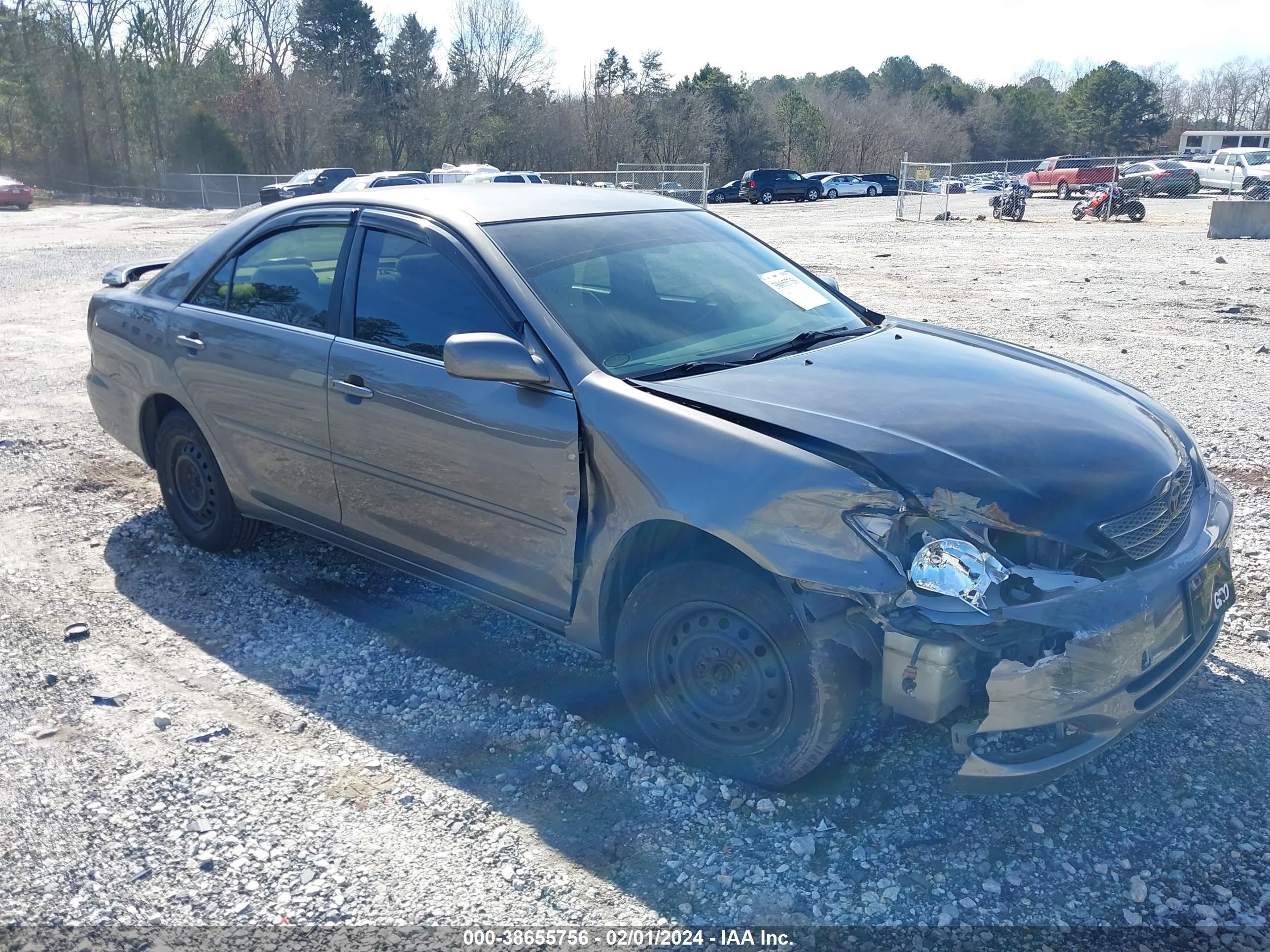 TOYOTA CAMRY 2004 4t1be30kx4u796960