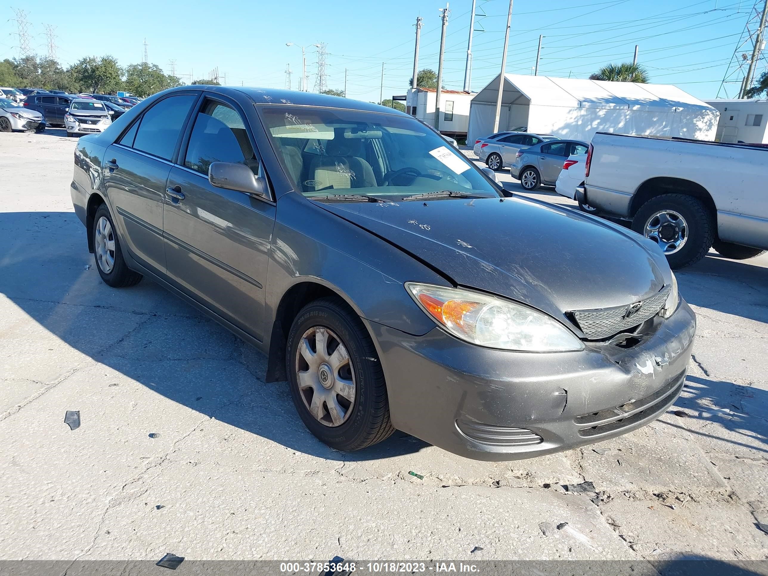 TOYOTA CAMRY 2002 4t1be32k02u536268