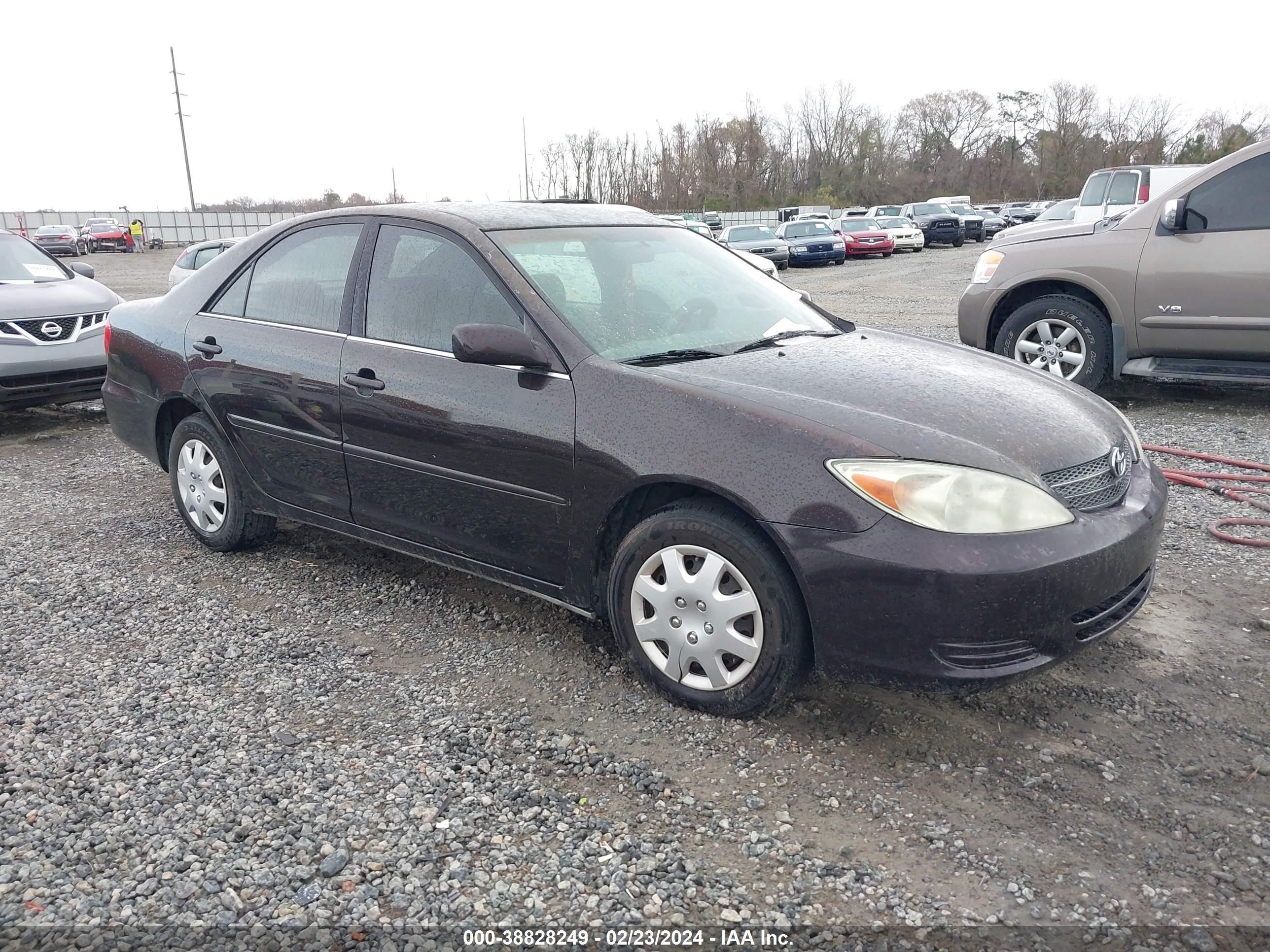 TOYOTA CAMRY 2002 4t1be32k02u553491