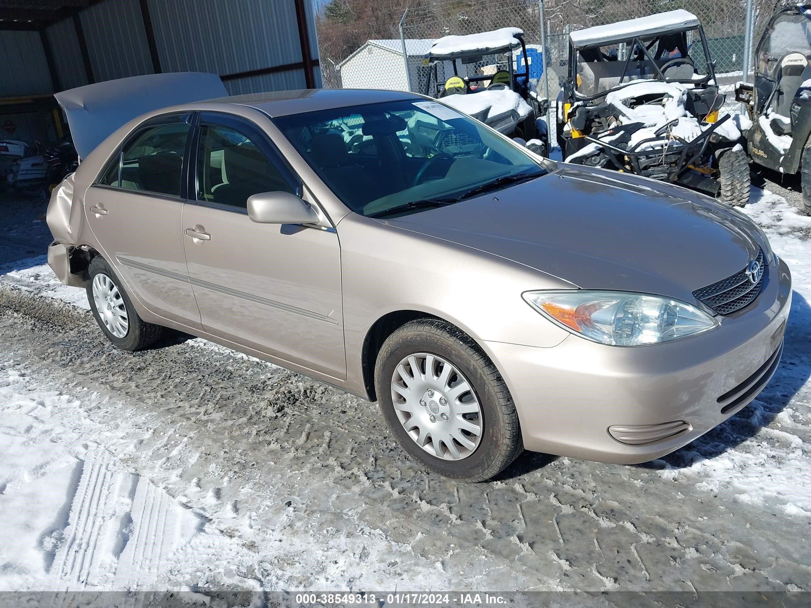 TOYOTA CAMRY 2002 4t1be32k02u614645