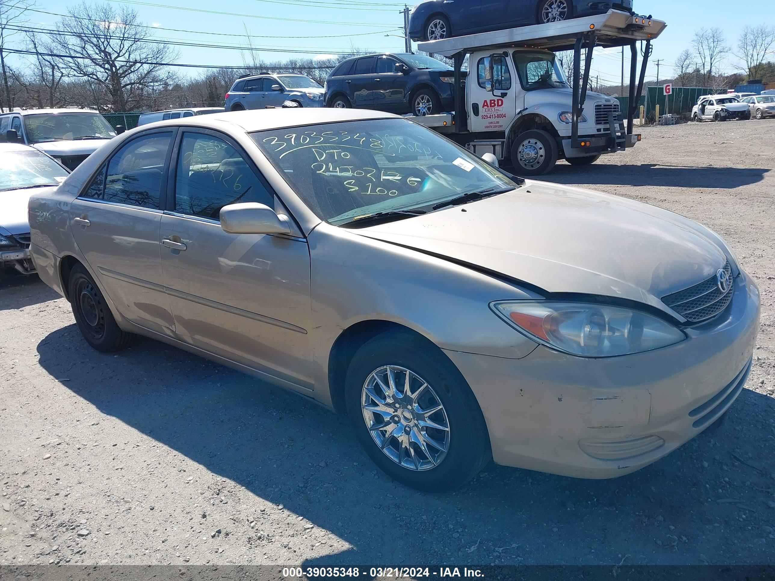 TOYOTA CAMRY 2003 4t1be32k03u138477