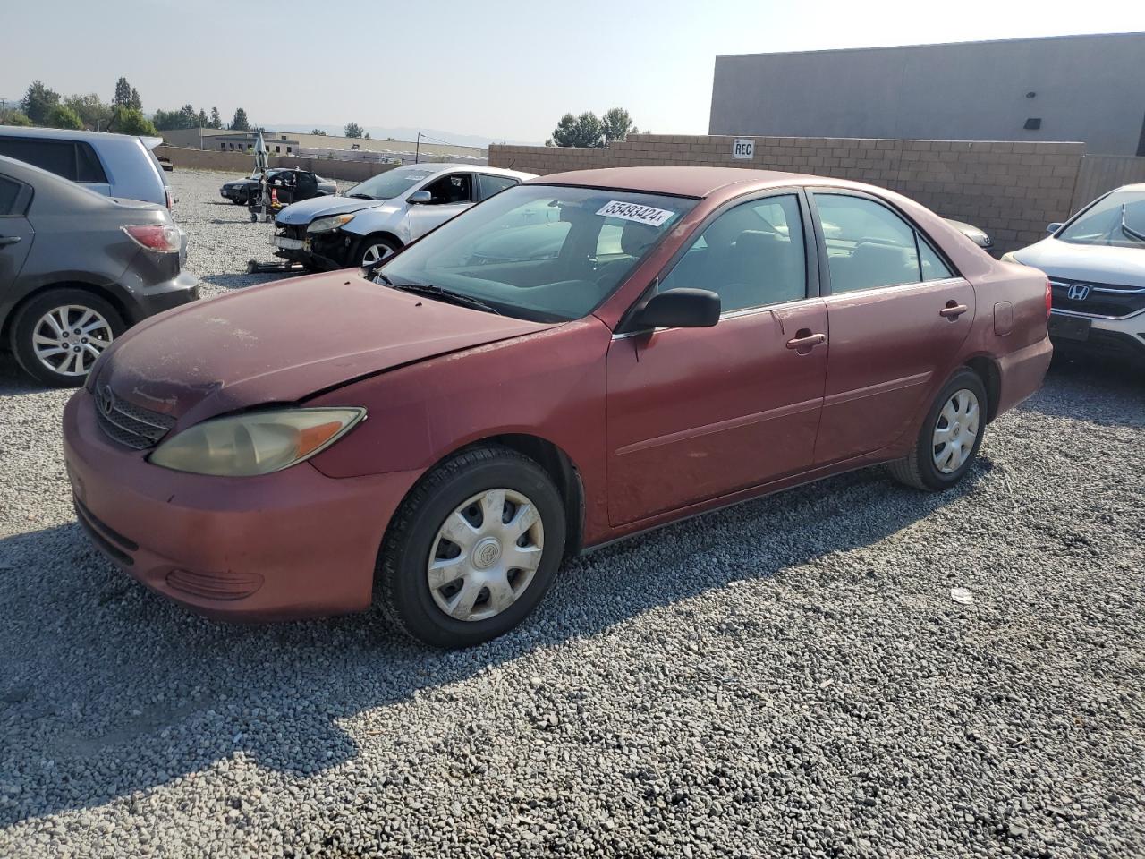 TOYOTA CAMRY LE 2003 4t1be32k03u221102