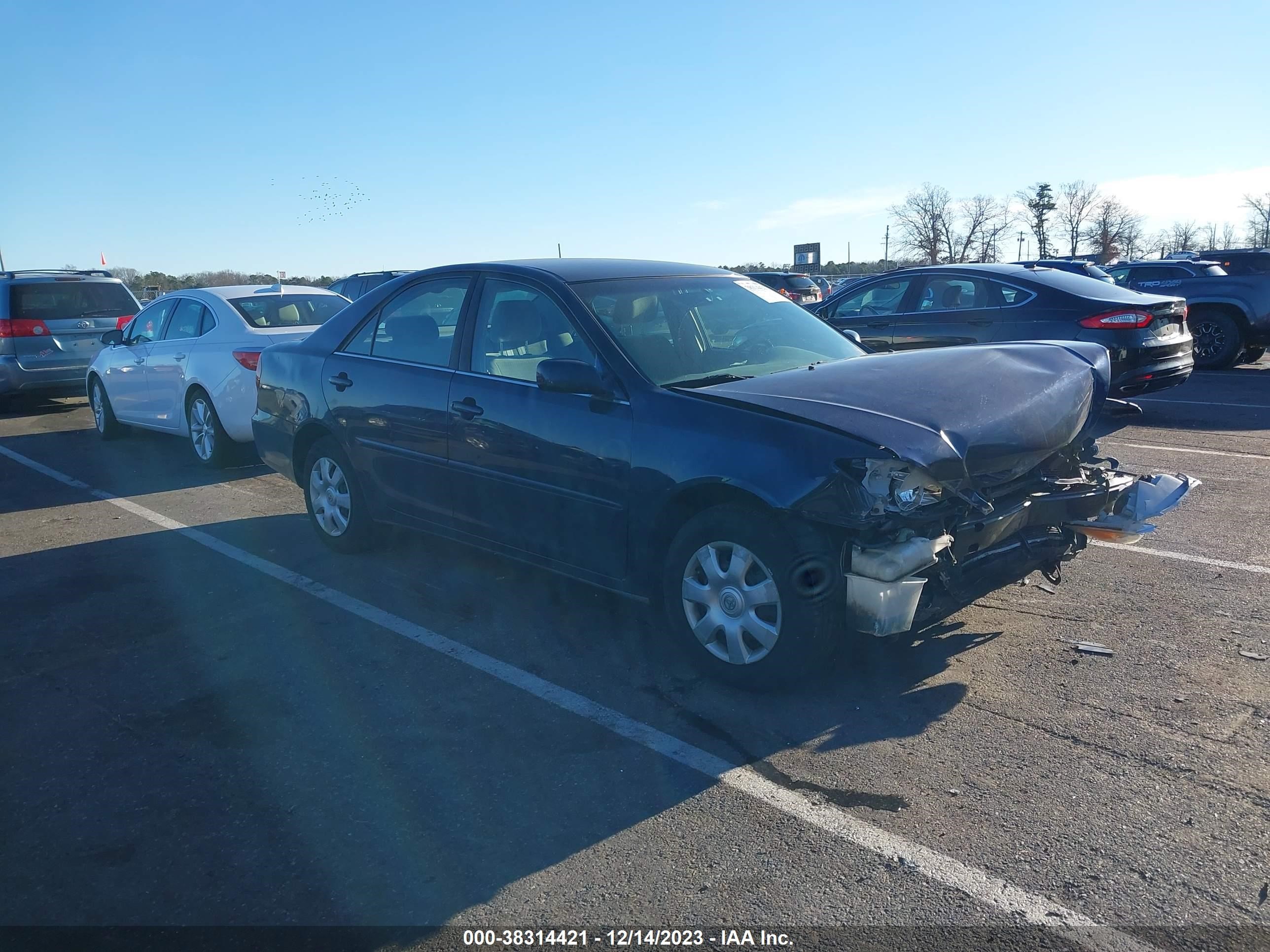 TOYOTA CAMRY 2004 4t1be32k04u271726