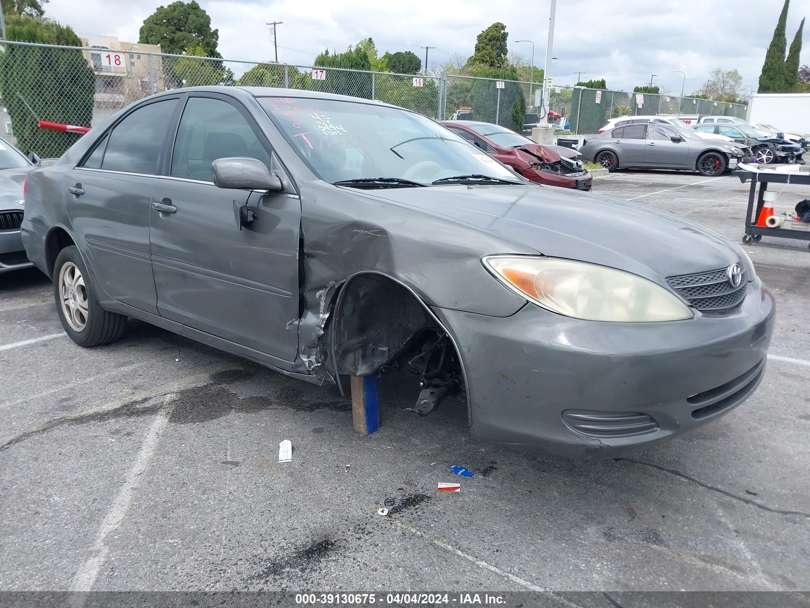 TOYOTA CAMRY 2004 4t1be32k04u900501