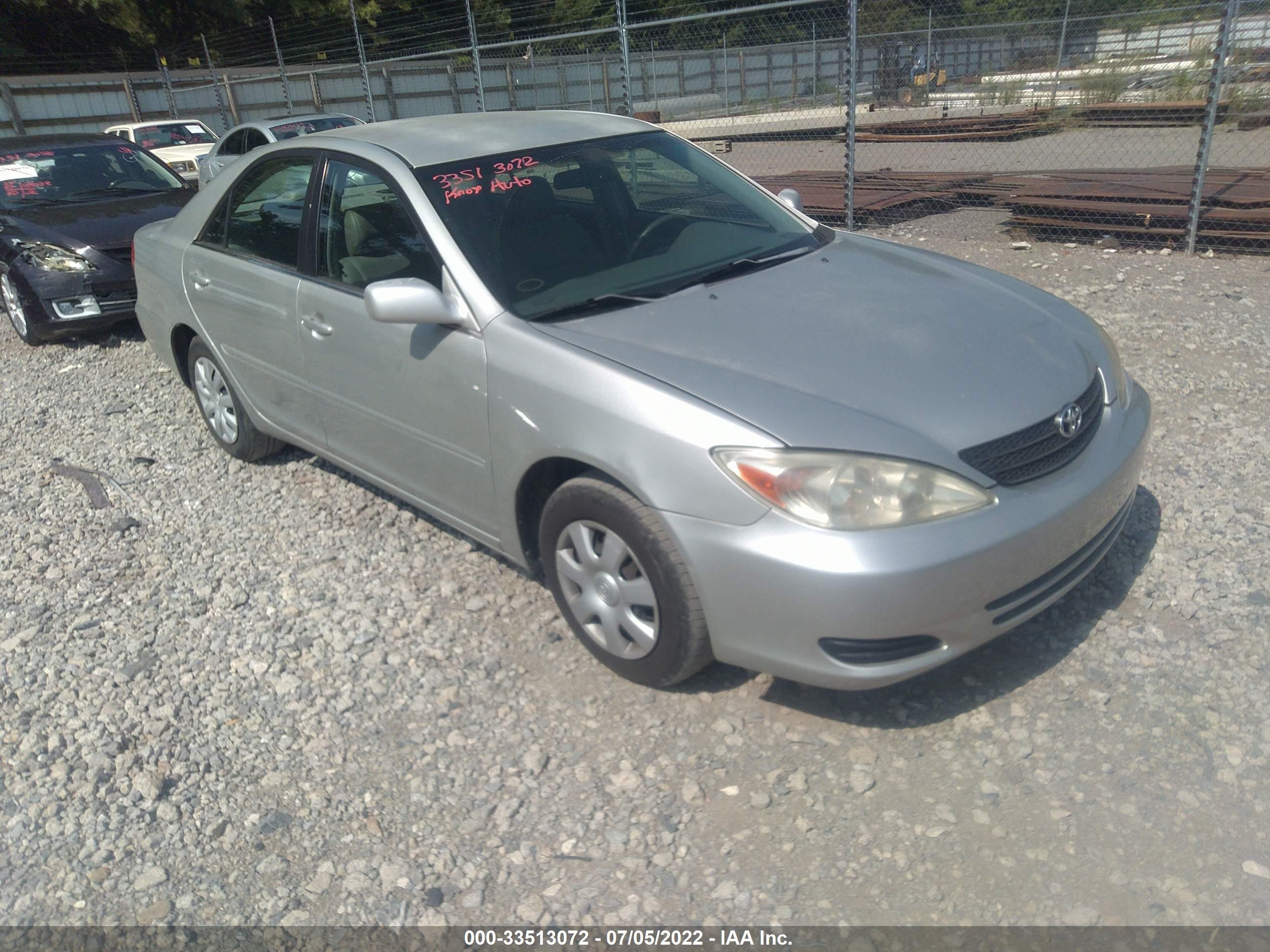 TOYOTA CAMRY 2002 4t1be32k12u060337