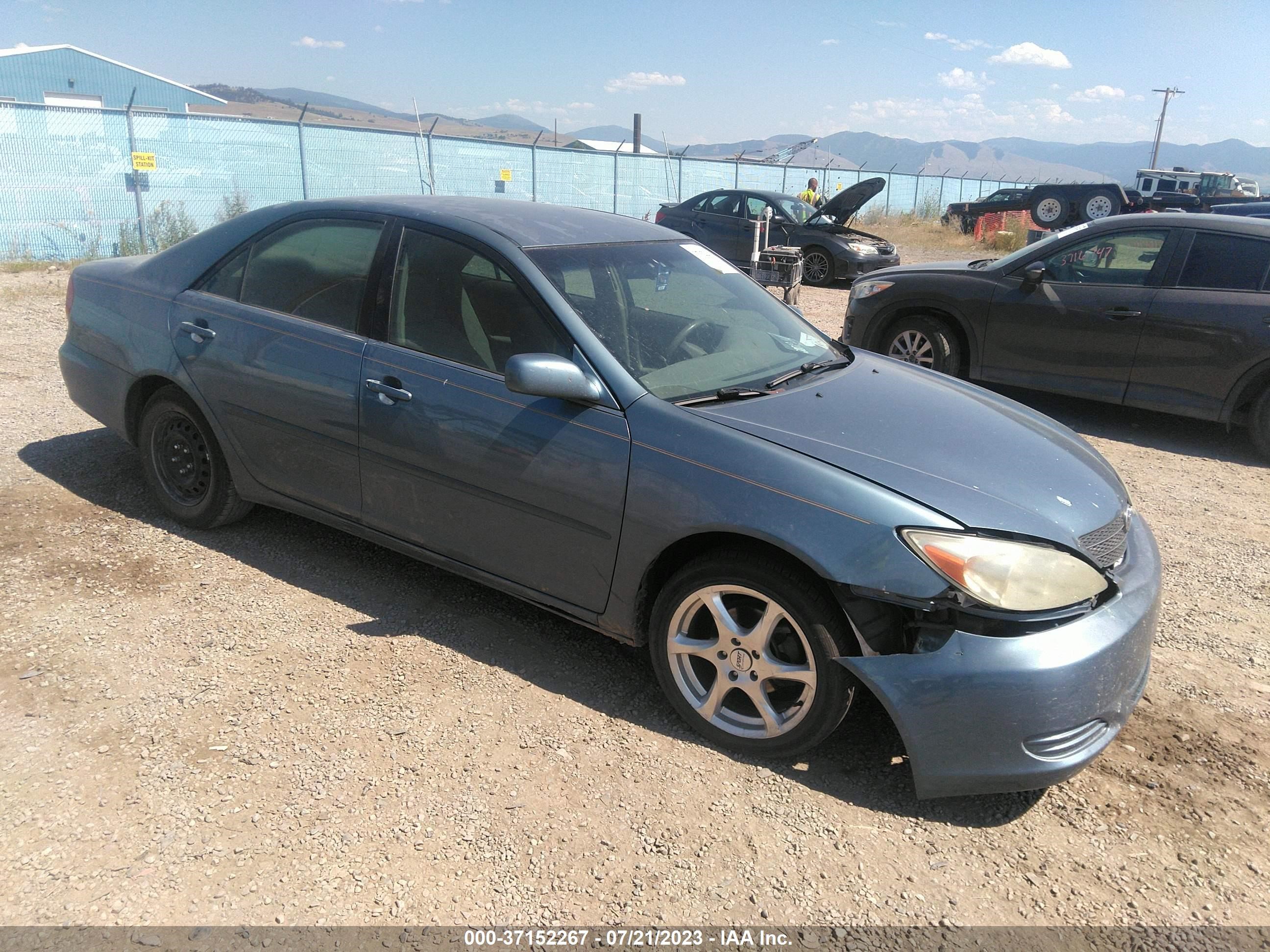 TOYOTA CAMRY 2002 4t1be32k12u555640