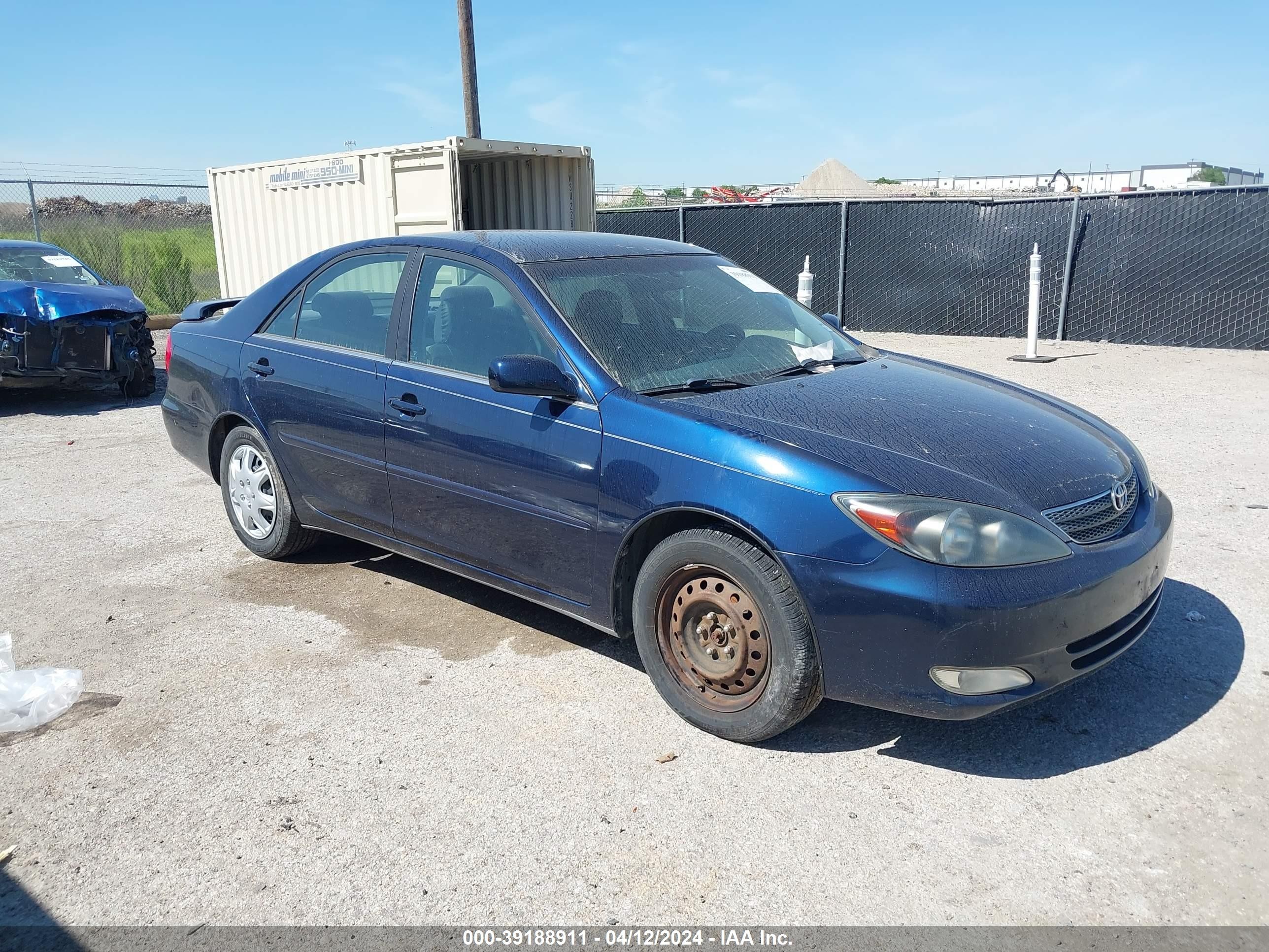 TOYOTA CAMRY 2002 4t1be32k12u573104