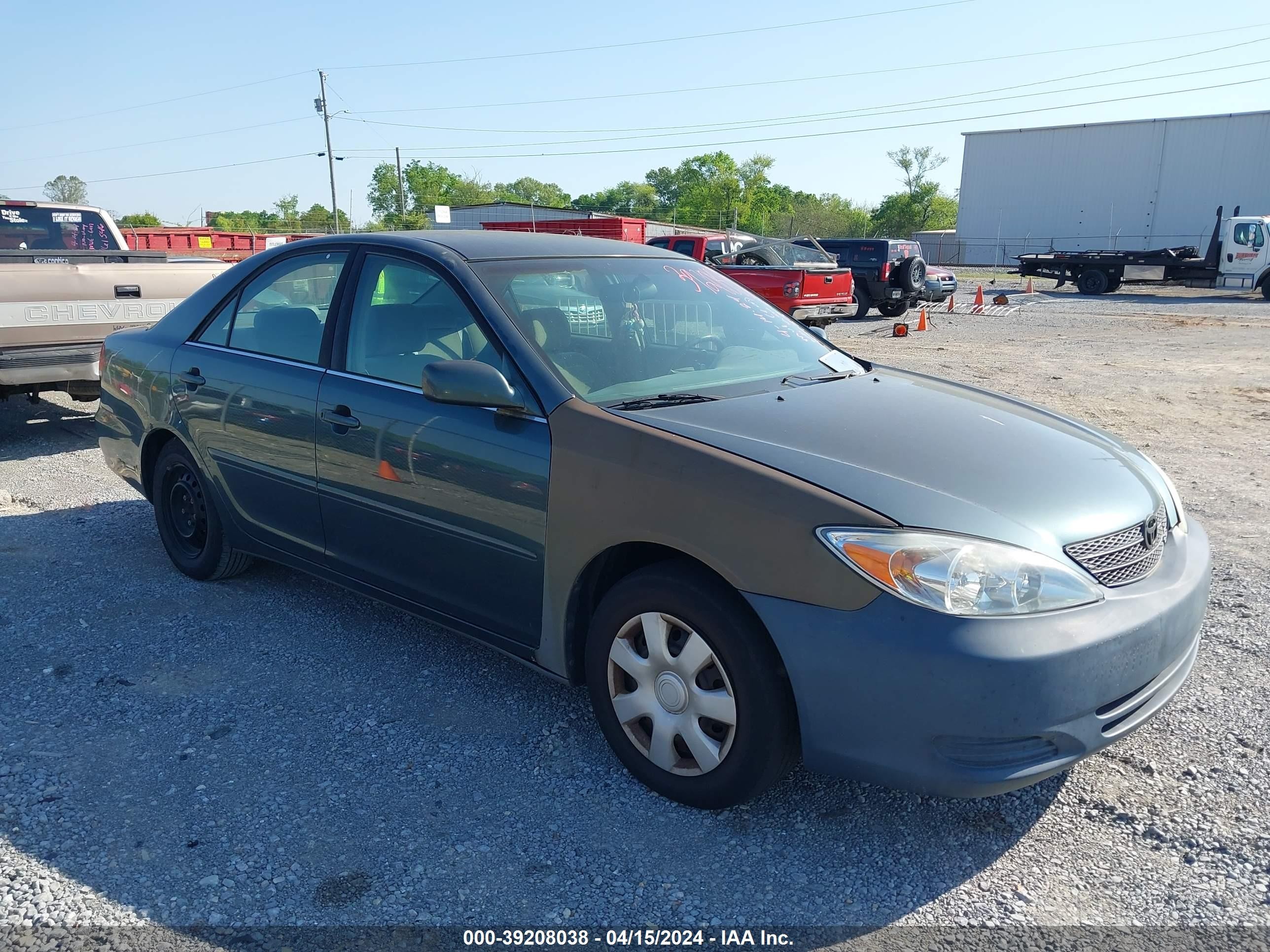 TOYOTA CAMRY 2002 4t1be32k12u592123