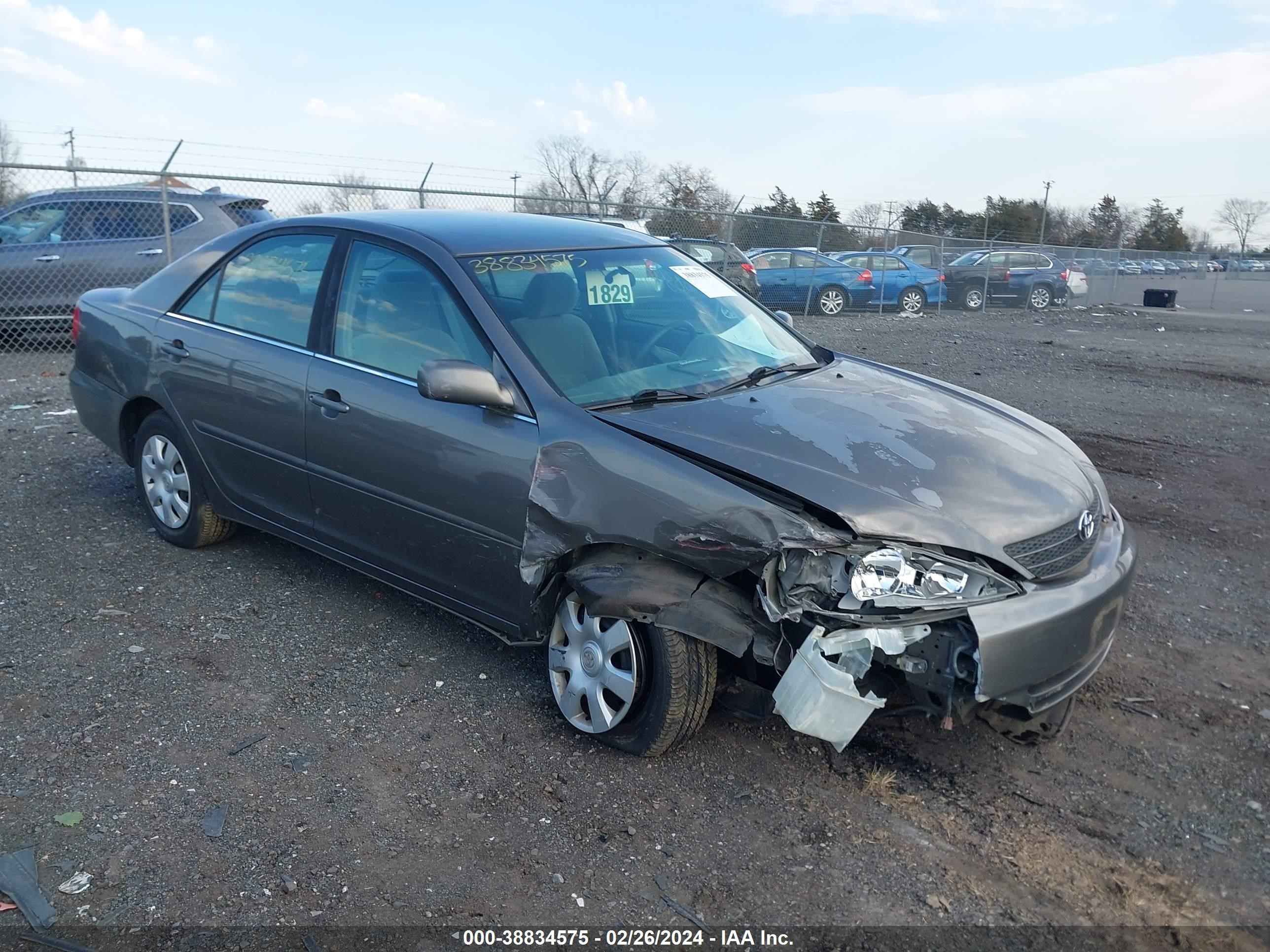 TOYOTA CAMRY 2002 4t1be32k12u616291