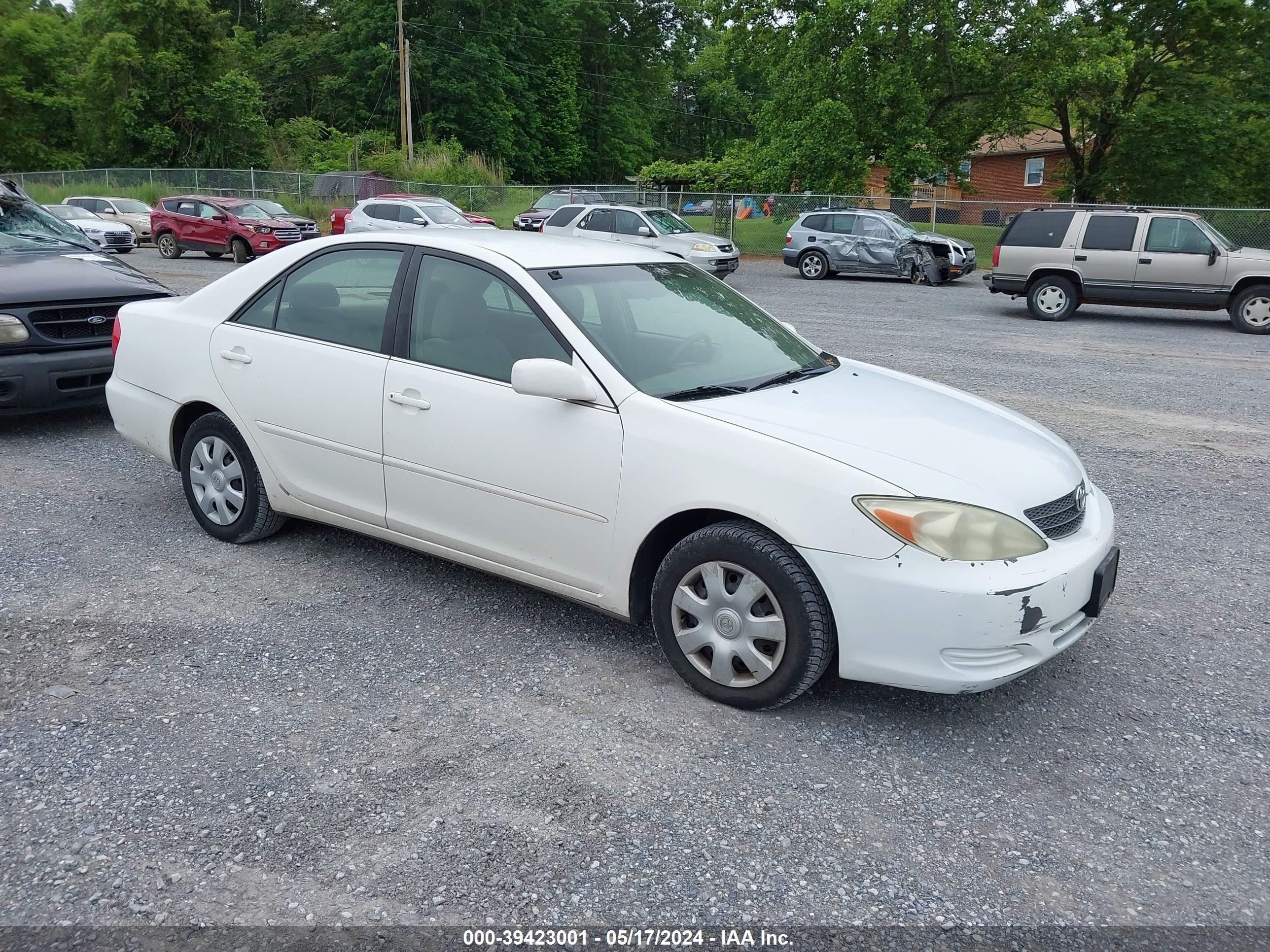 TOYOTA CAMRY 2003 4t1be32k13u130565