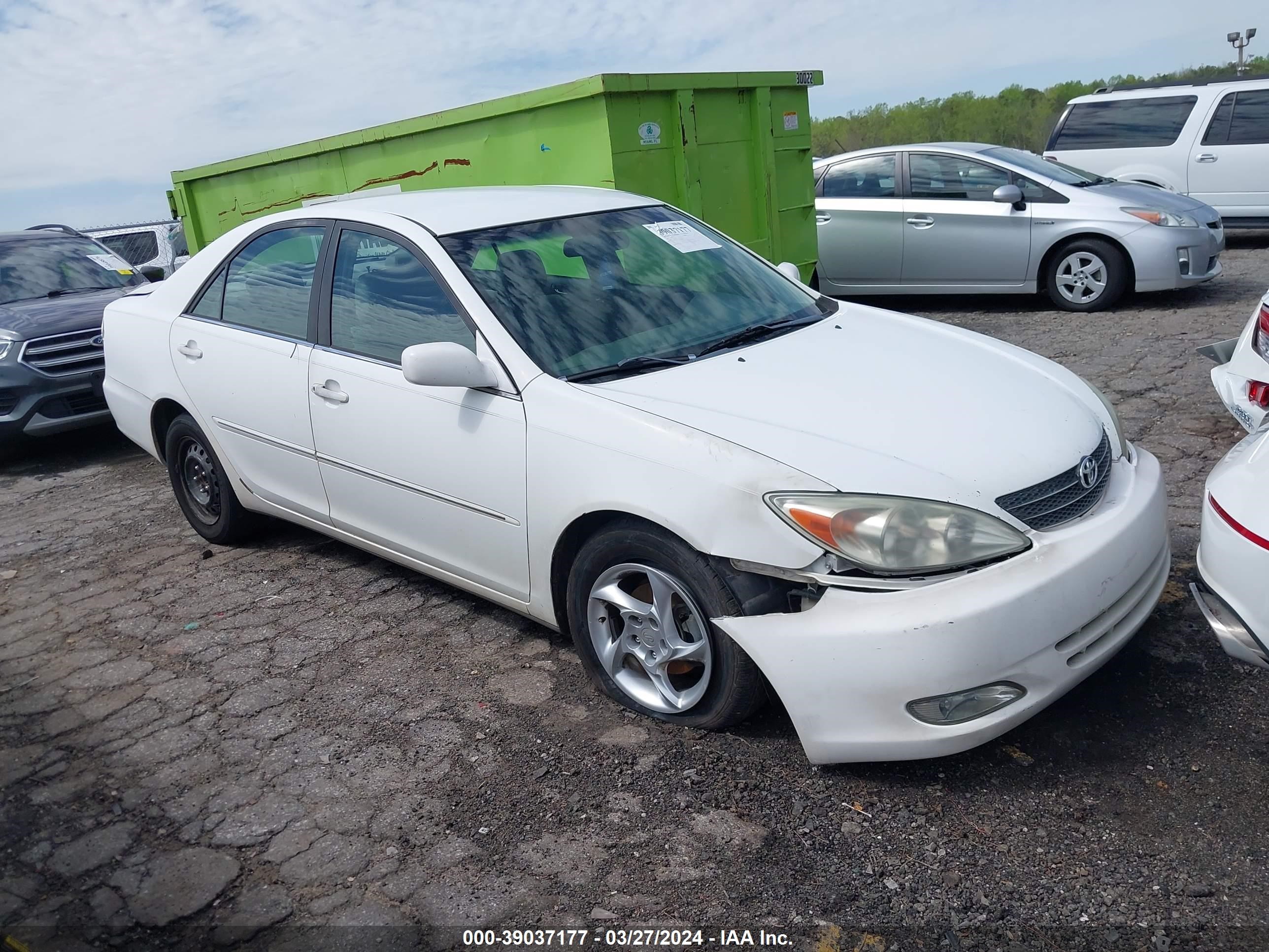 TOYOTA CAMRY 2003 4t1be32k13u146667