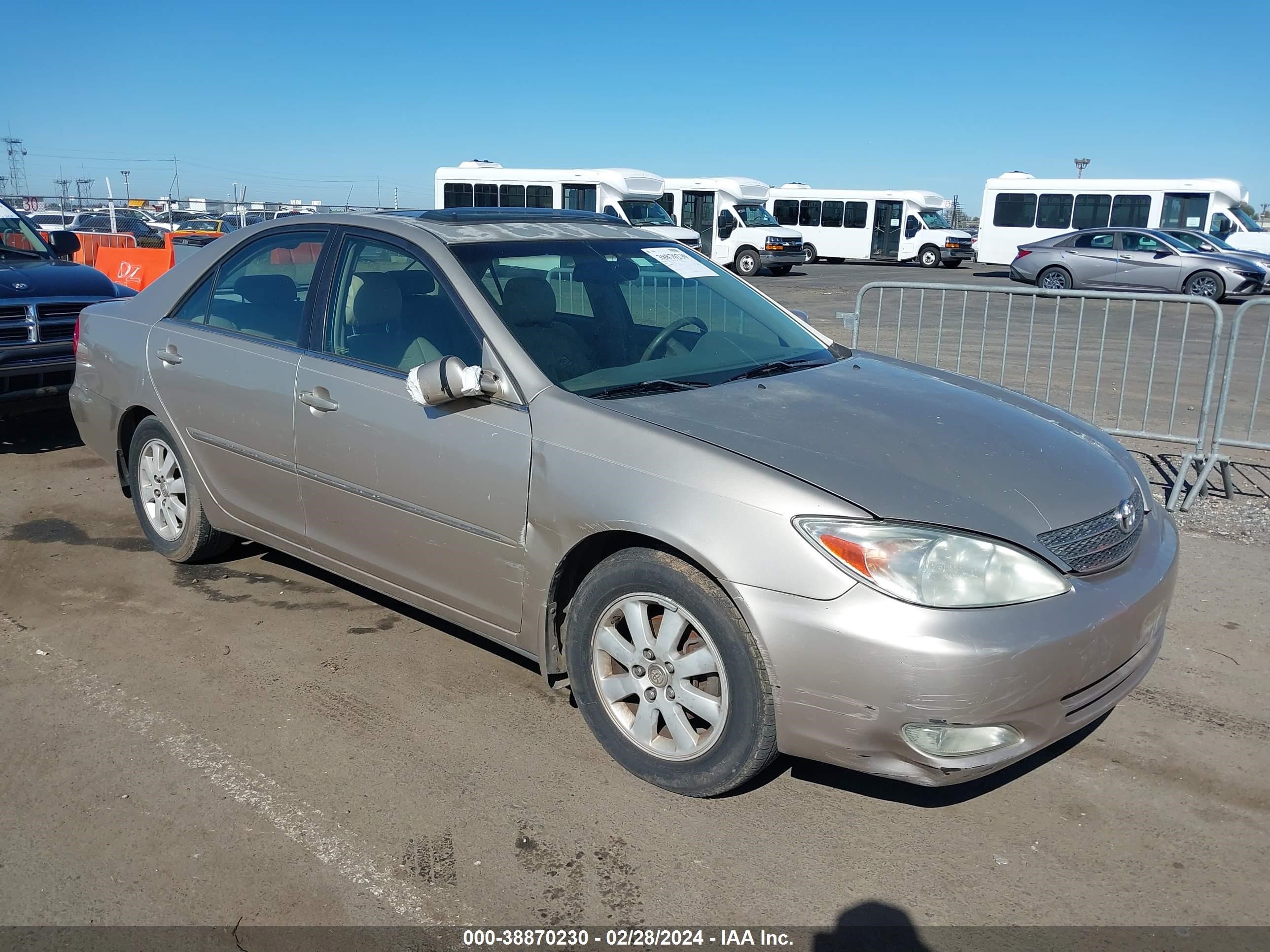 TOYOTA CAMRY 2003 4t1be32k13u188398