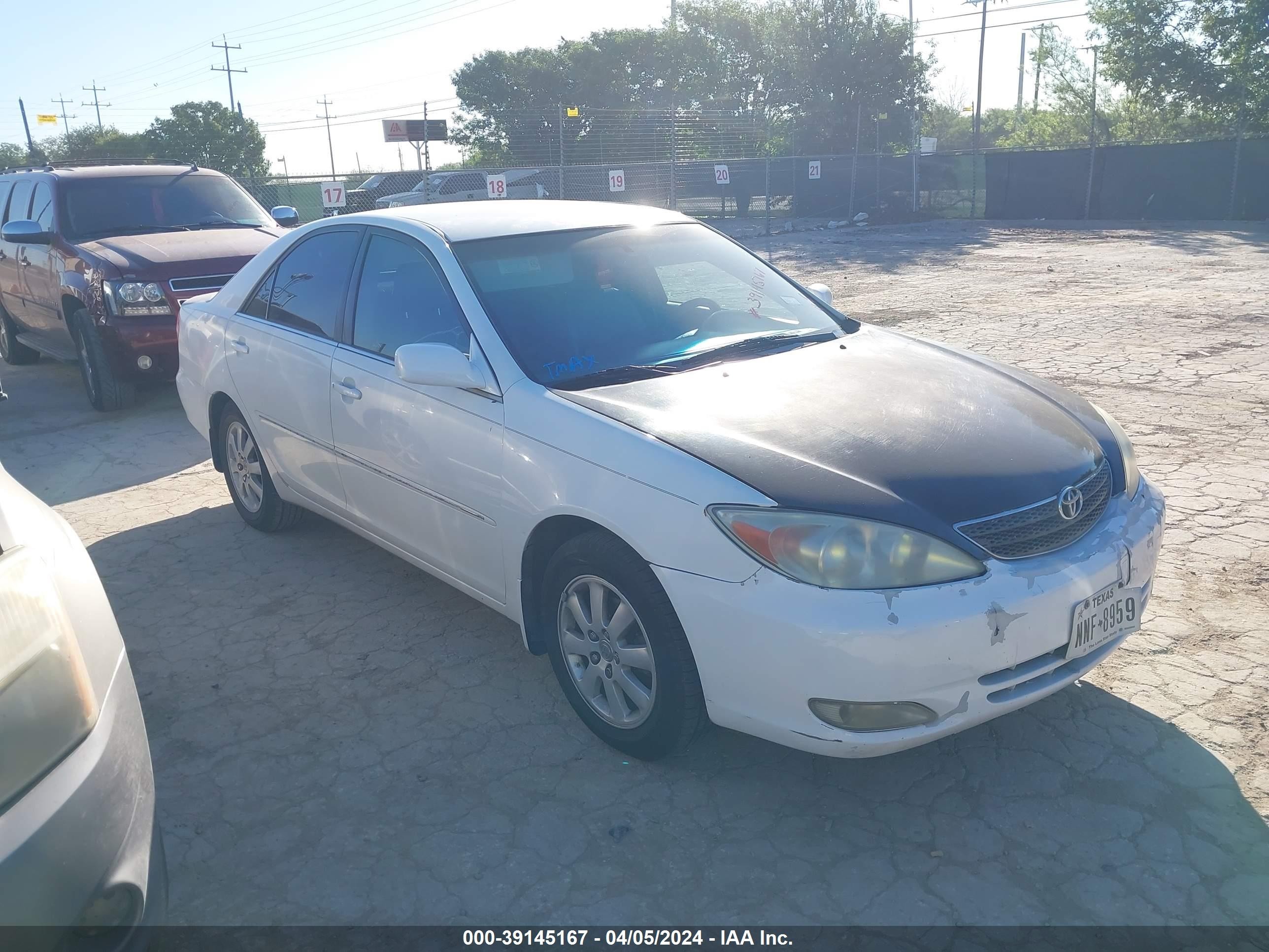 TOYOTA CAMRY 2003 4t1be32k13u226938