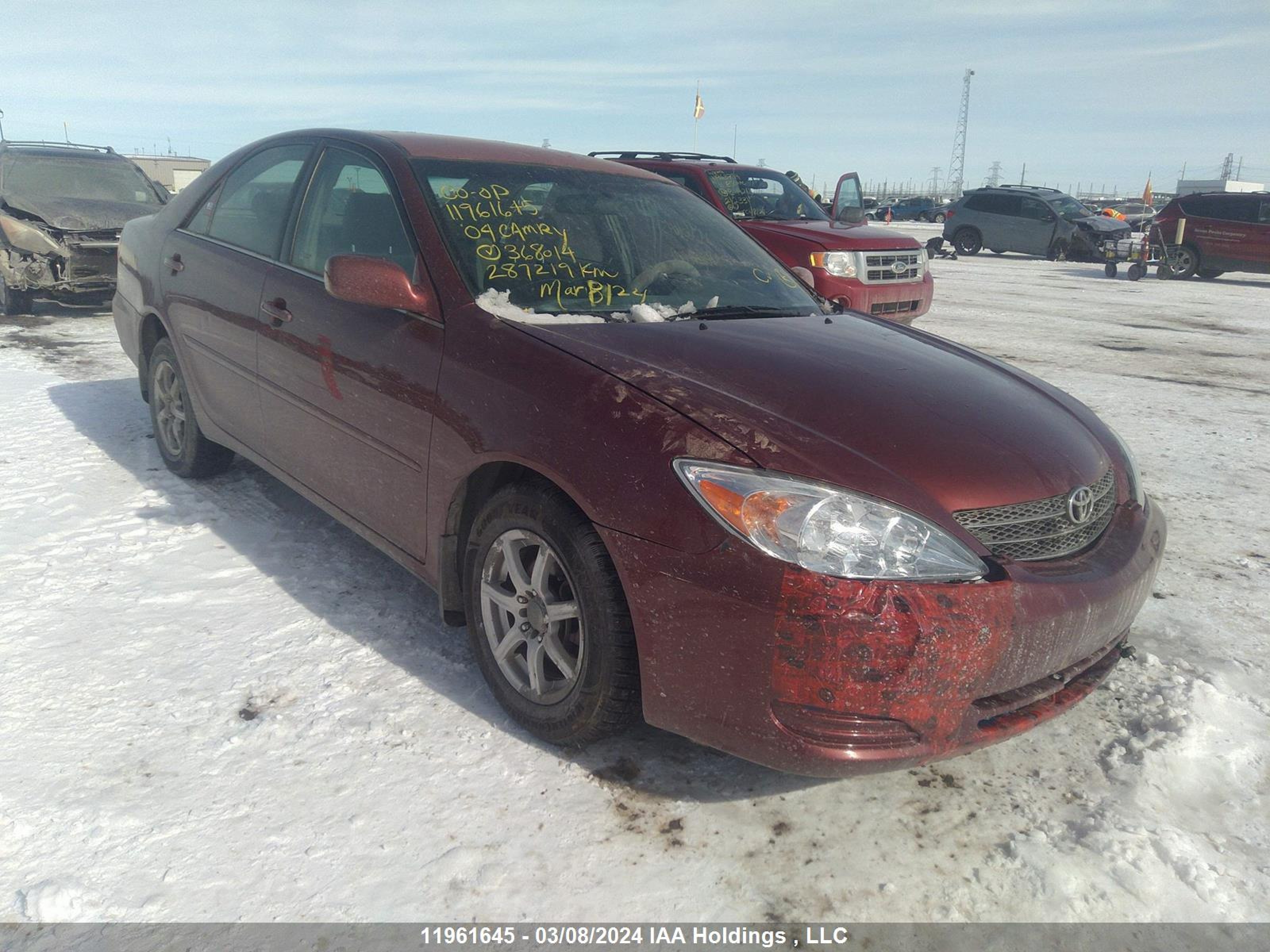 TOYOTA CAMRY 2004 4t1be32k14u368014