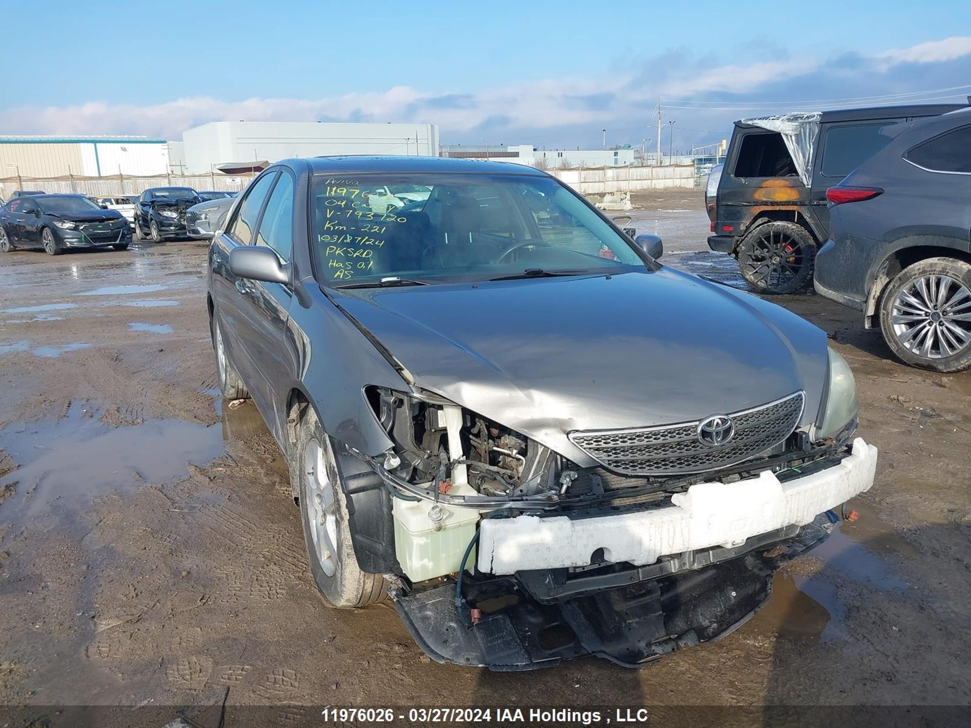 TOYOTA CAMRY 2004 4t1be32k14u793720