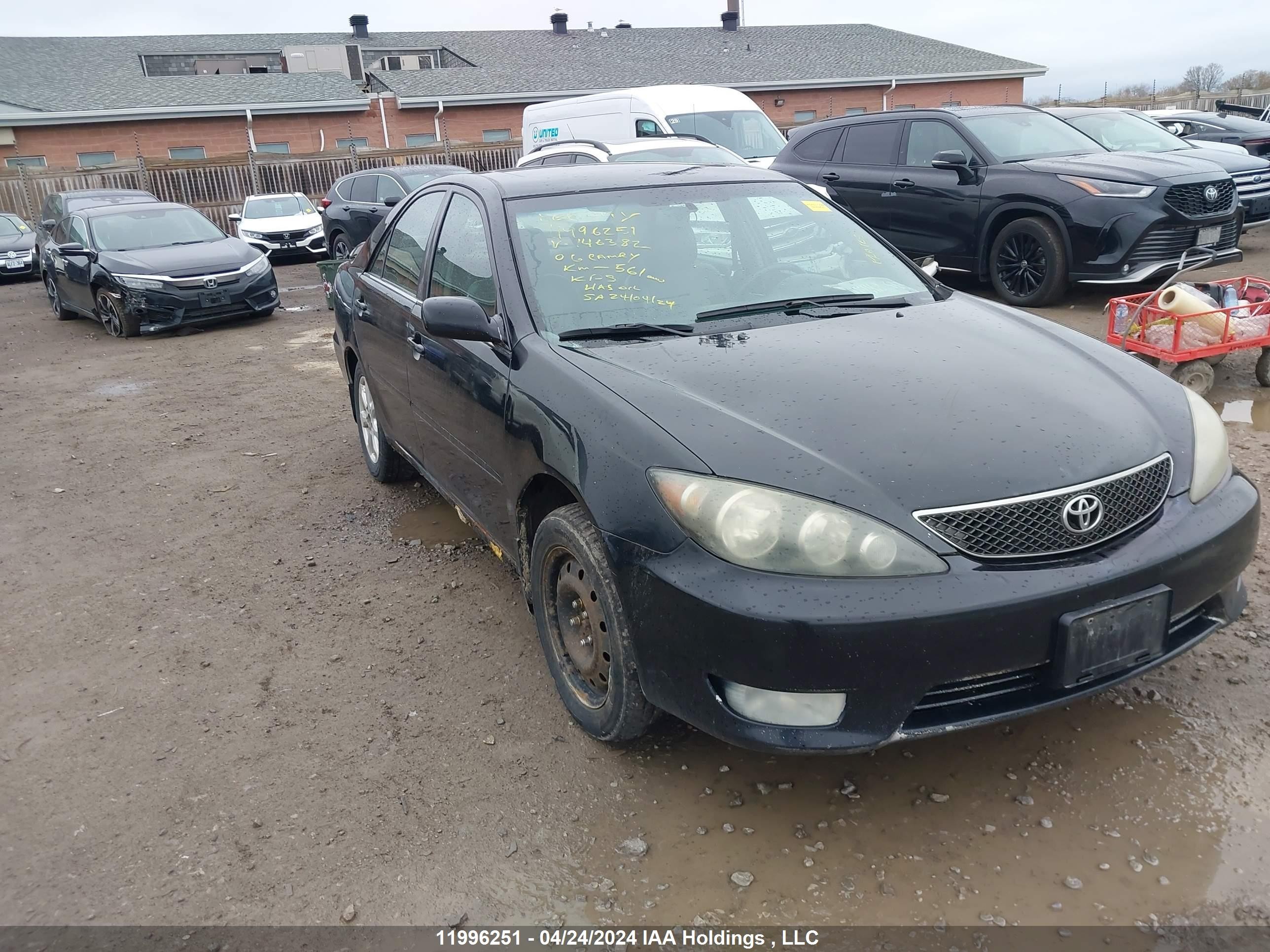 TOYOTA CAMRY 2006 4t1be32k16u146382