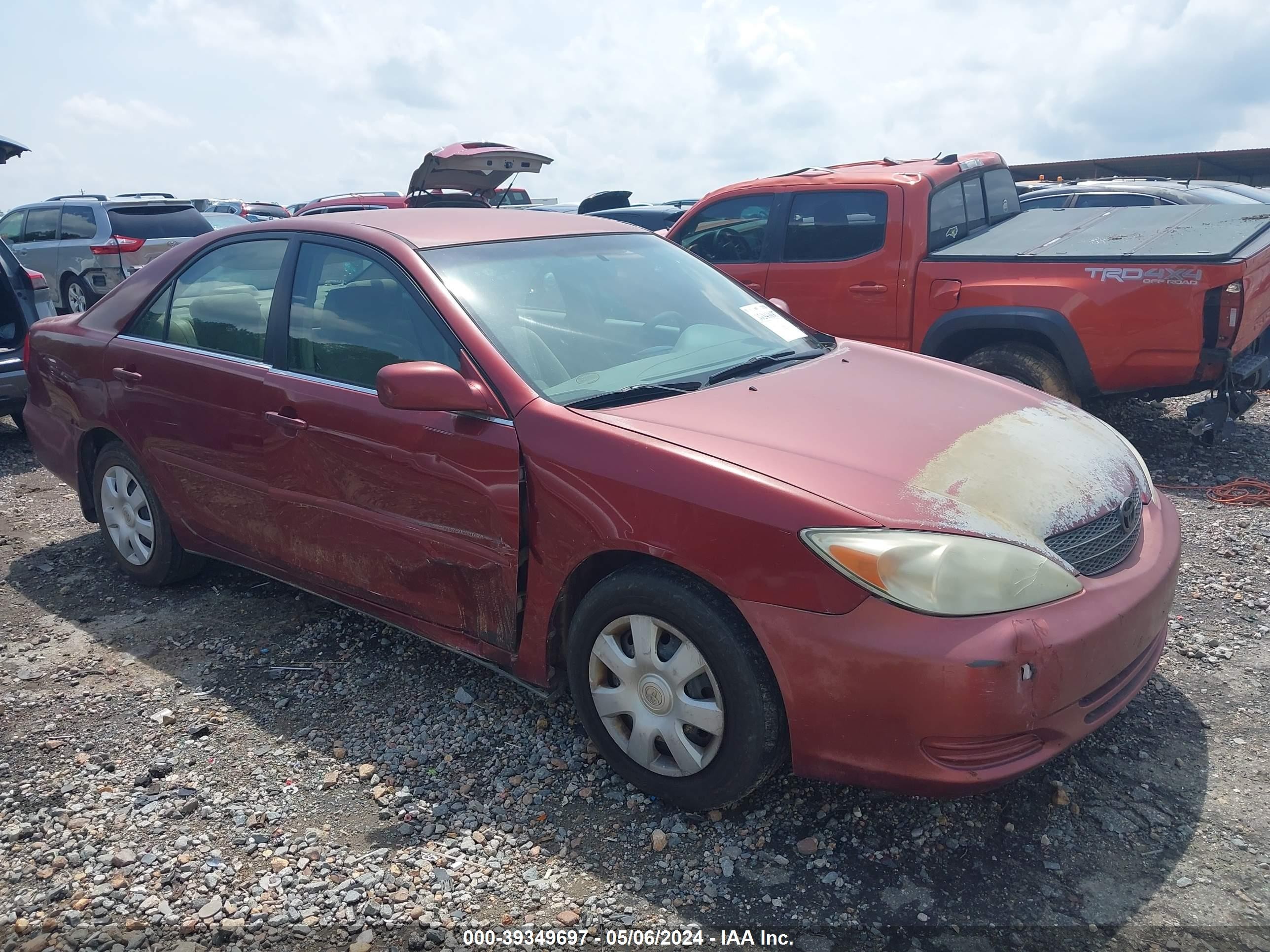 TOYOTA CAMRY 2002 4t1be32k22u034846