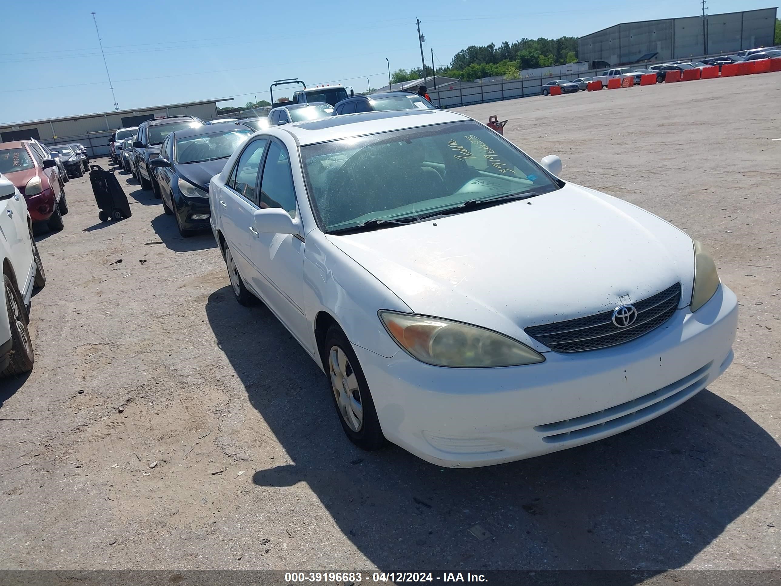 TOYOTA CAMRY 2002 4t1be32k22u080760