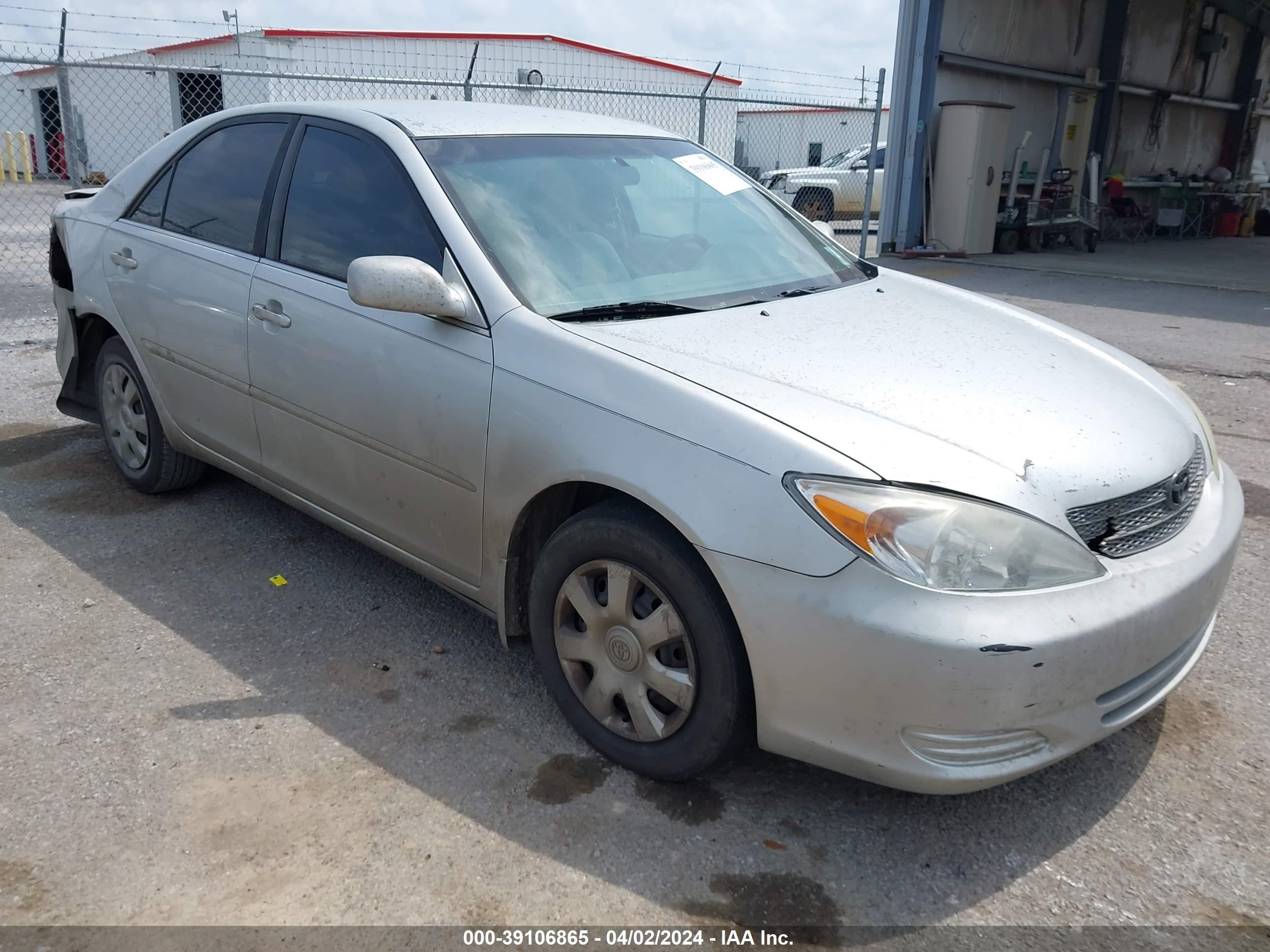 TOYOTA CAMRY 2002 4t1be32k22u539348