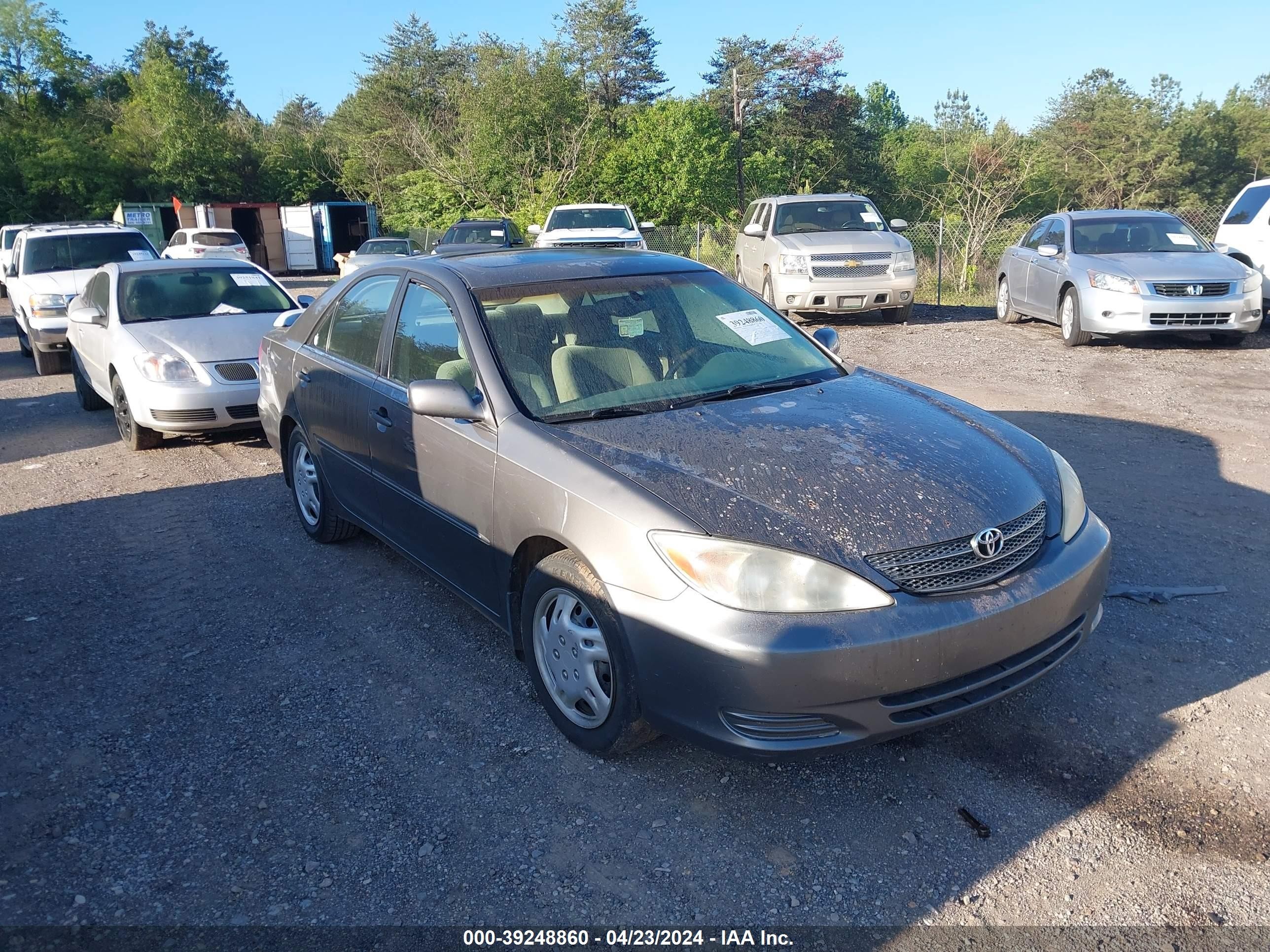 TOYOTA CAMRY 2002 4t1be32k22u560622