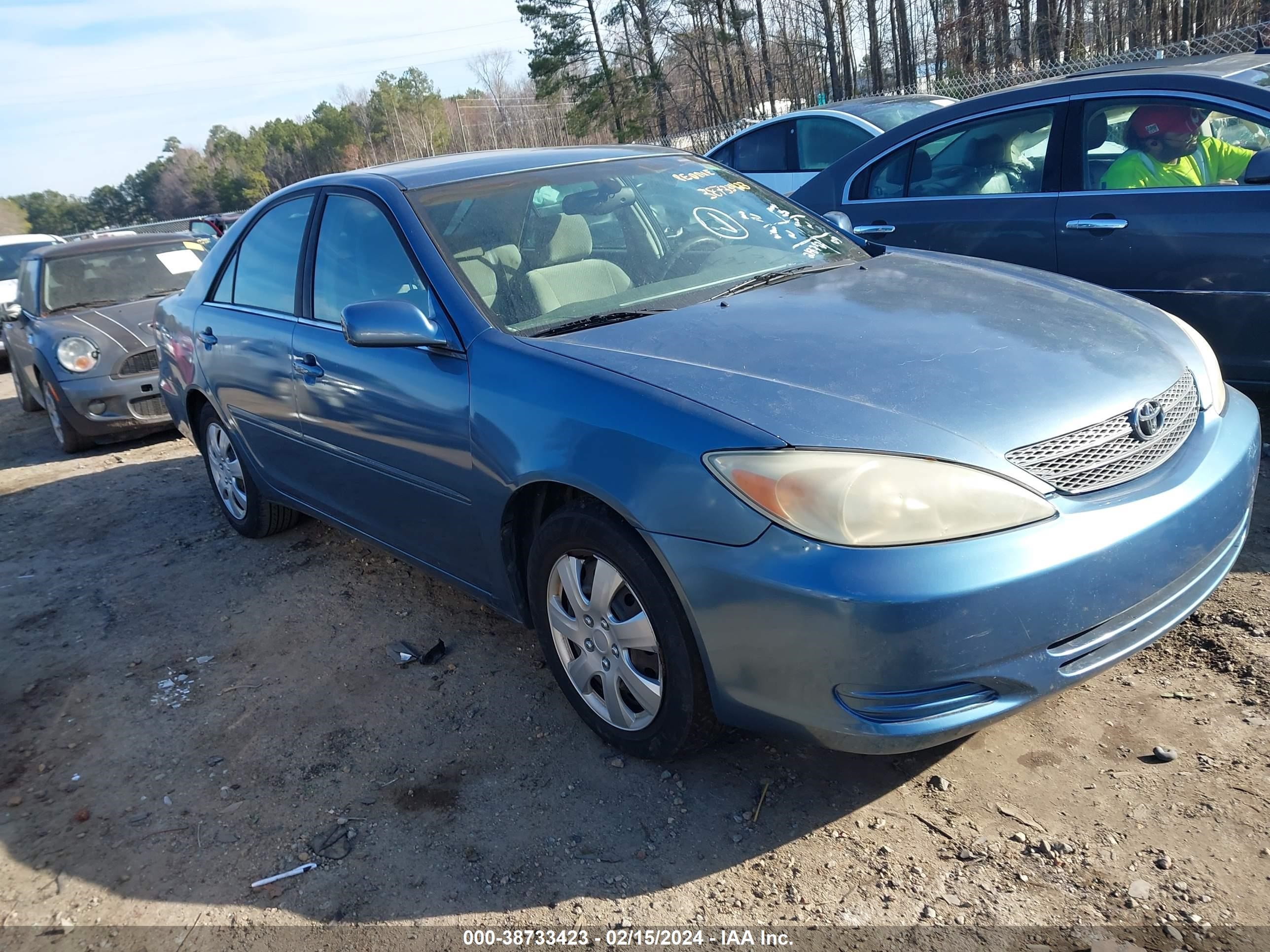 TOYOTA CAMRY 2002 4t1be32k22u614405