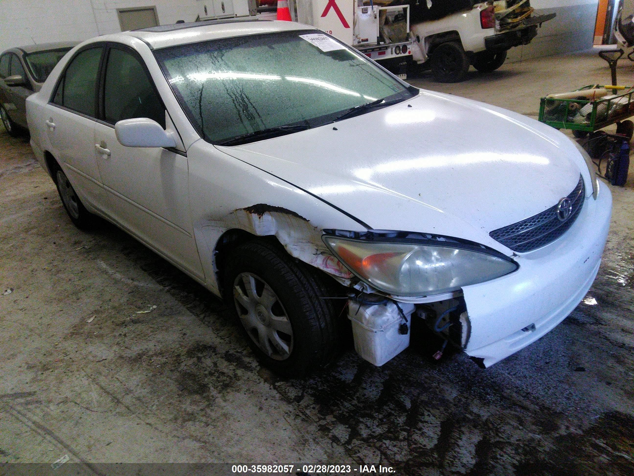 TOYOTA CAMRY 2003 4t1be32k23u213566