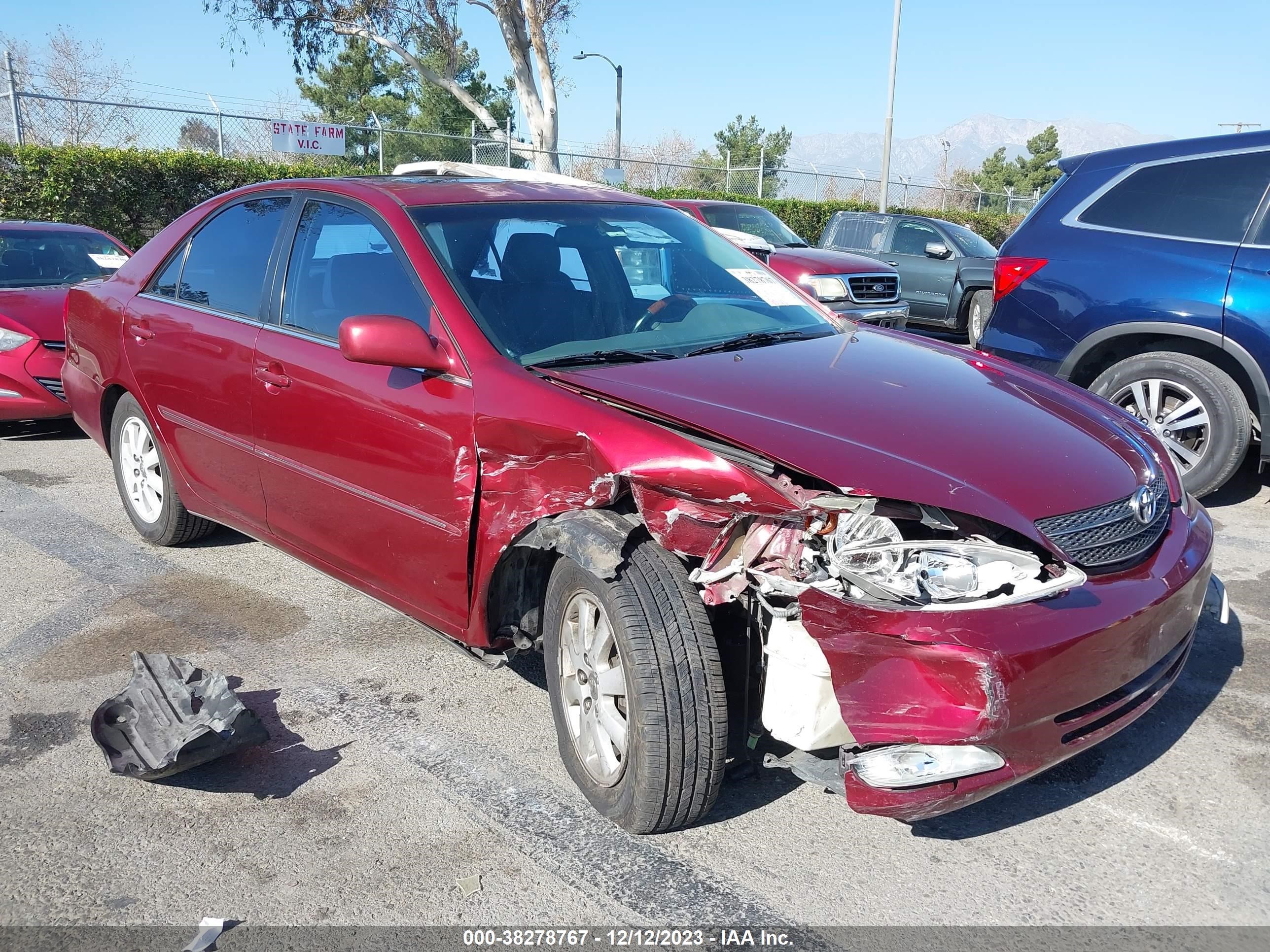 TOYOTA CAMRY 2003 4t1be32k23u219013