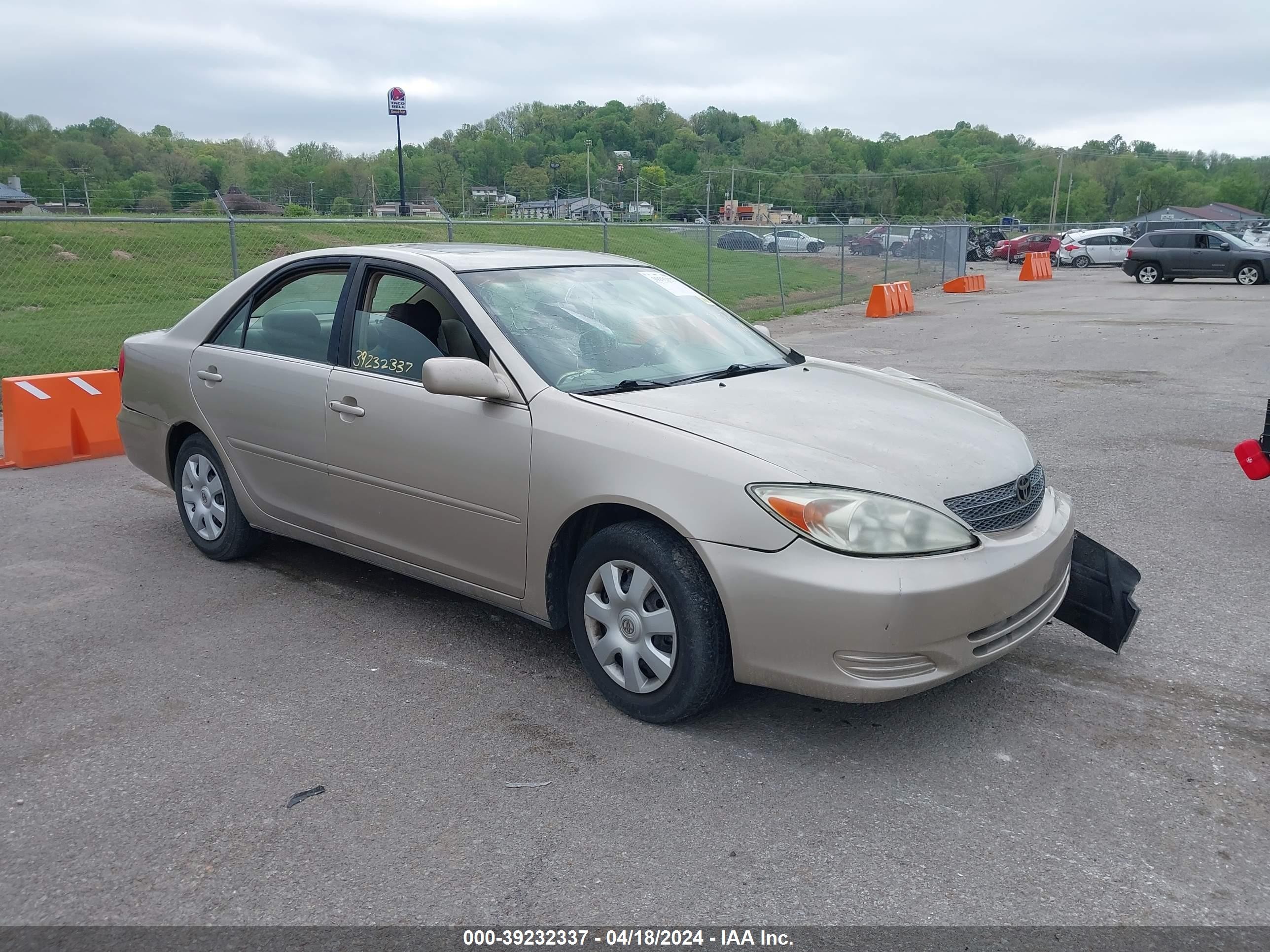 TOYOTA CAMRY 2003 4t1be32k23u687579