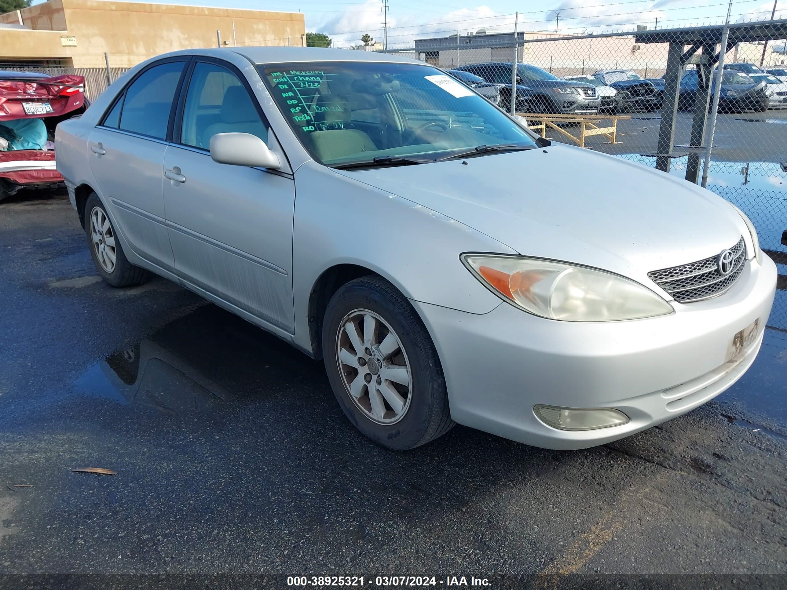 TOYOTA CAMRY 2003 4t1be32k23u714036