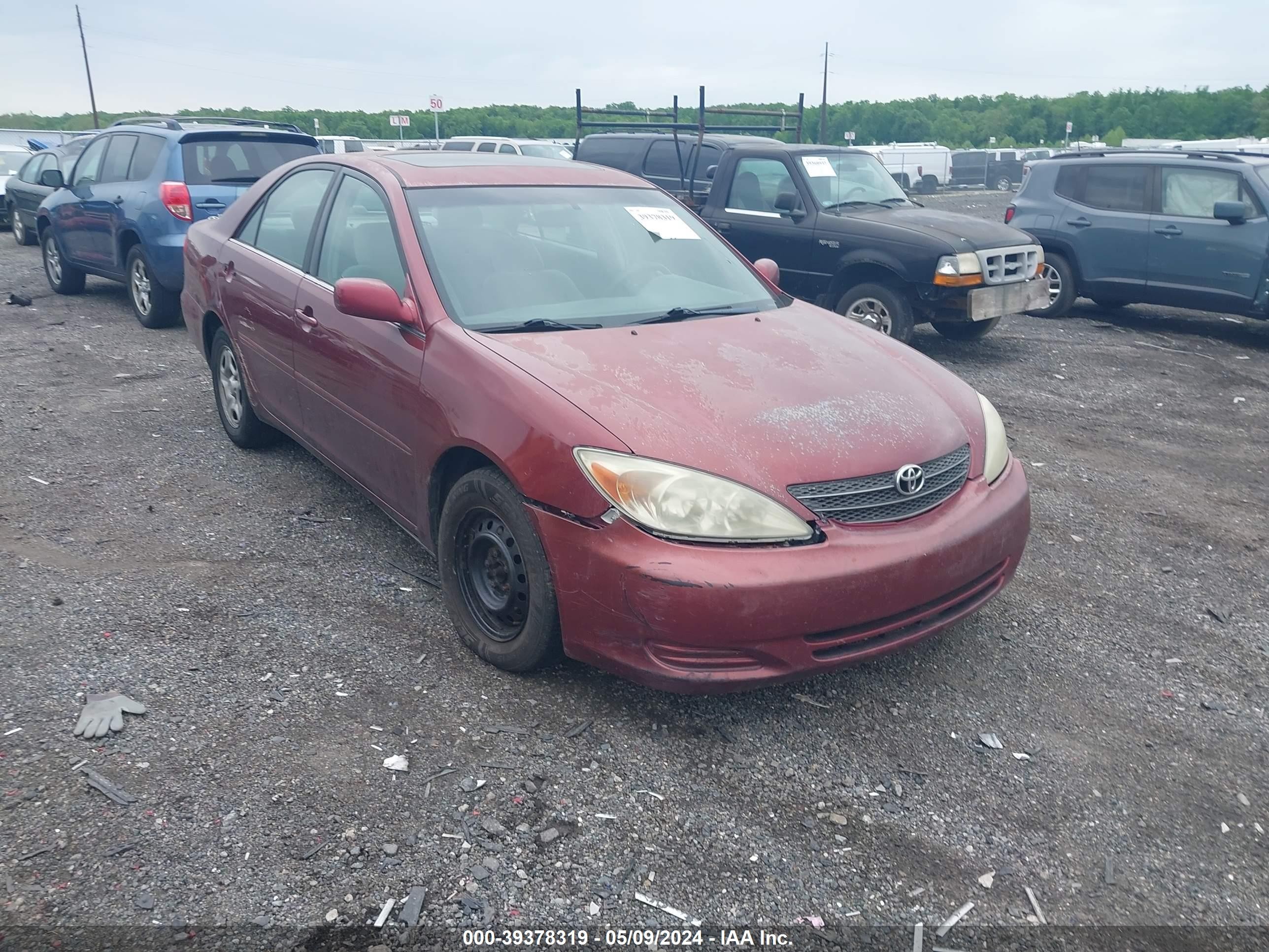 TOYOTA CAMRY 2004 4t1be32k24u343509