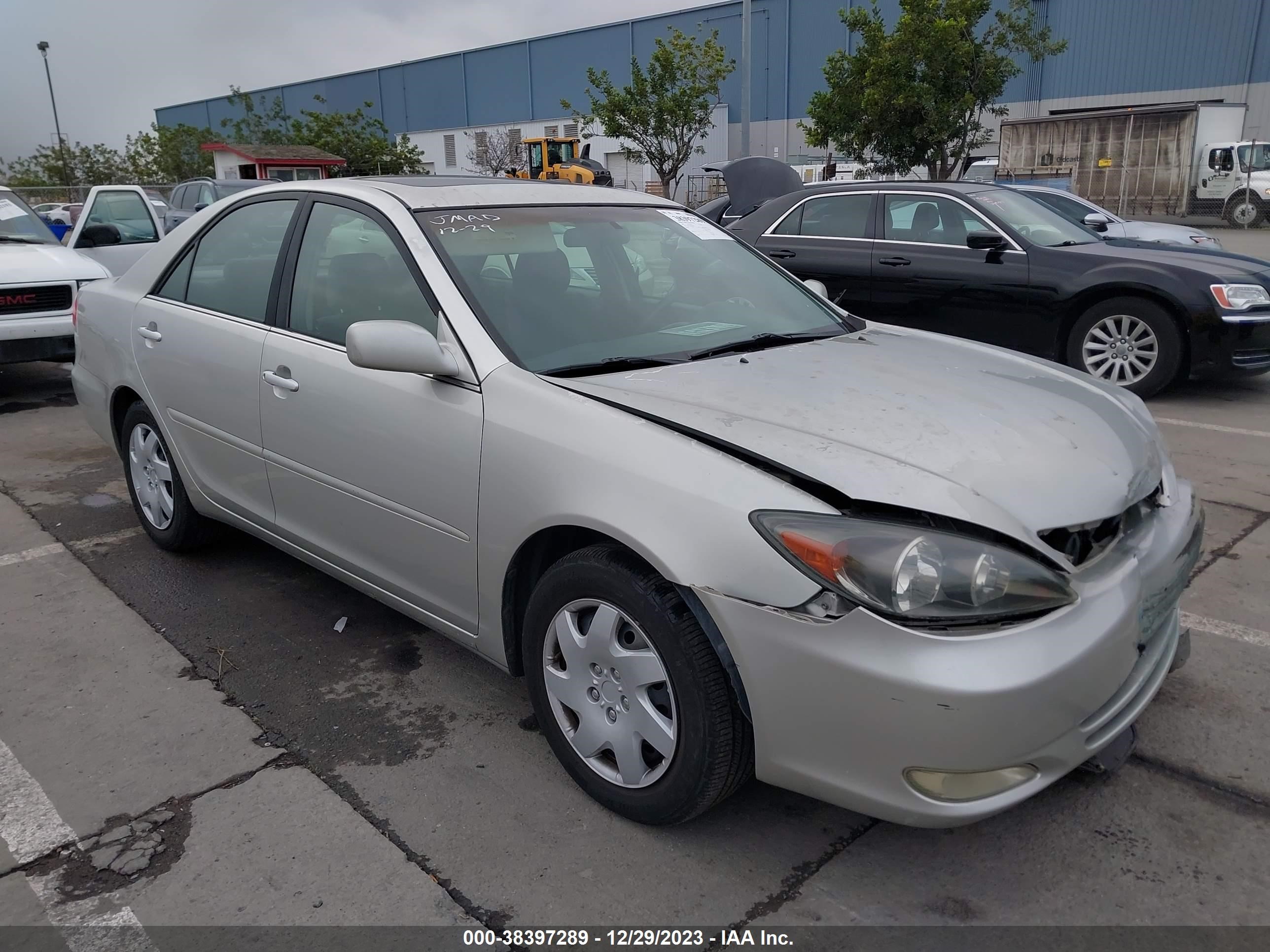 TOYOTA CAMRY 2004 4t1be32k24u903805