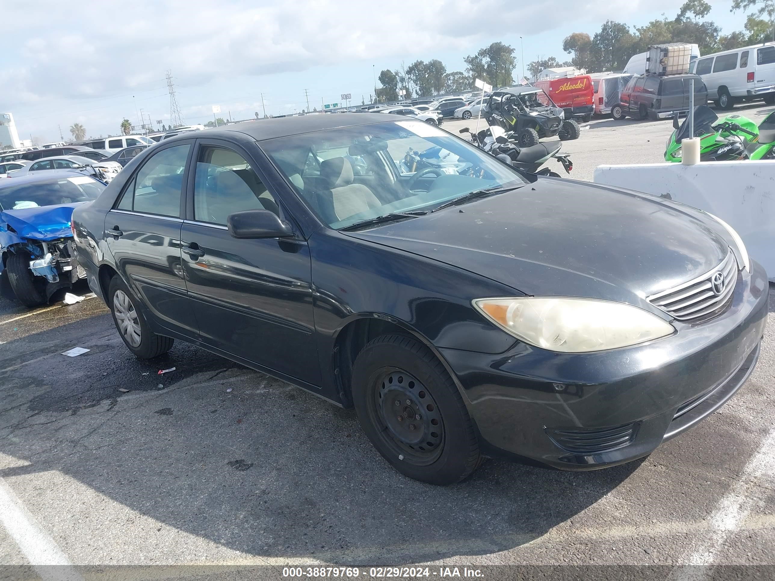 TOYOTA CAMRY 2005 4t1be32k25u003066